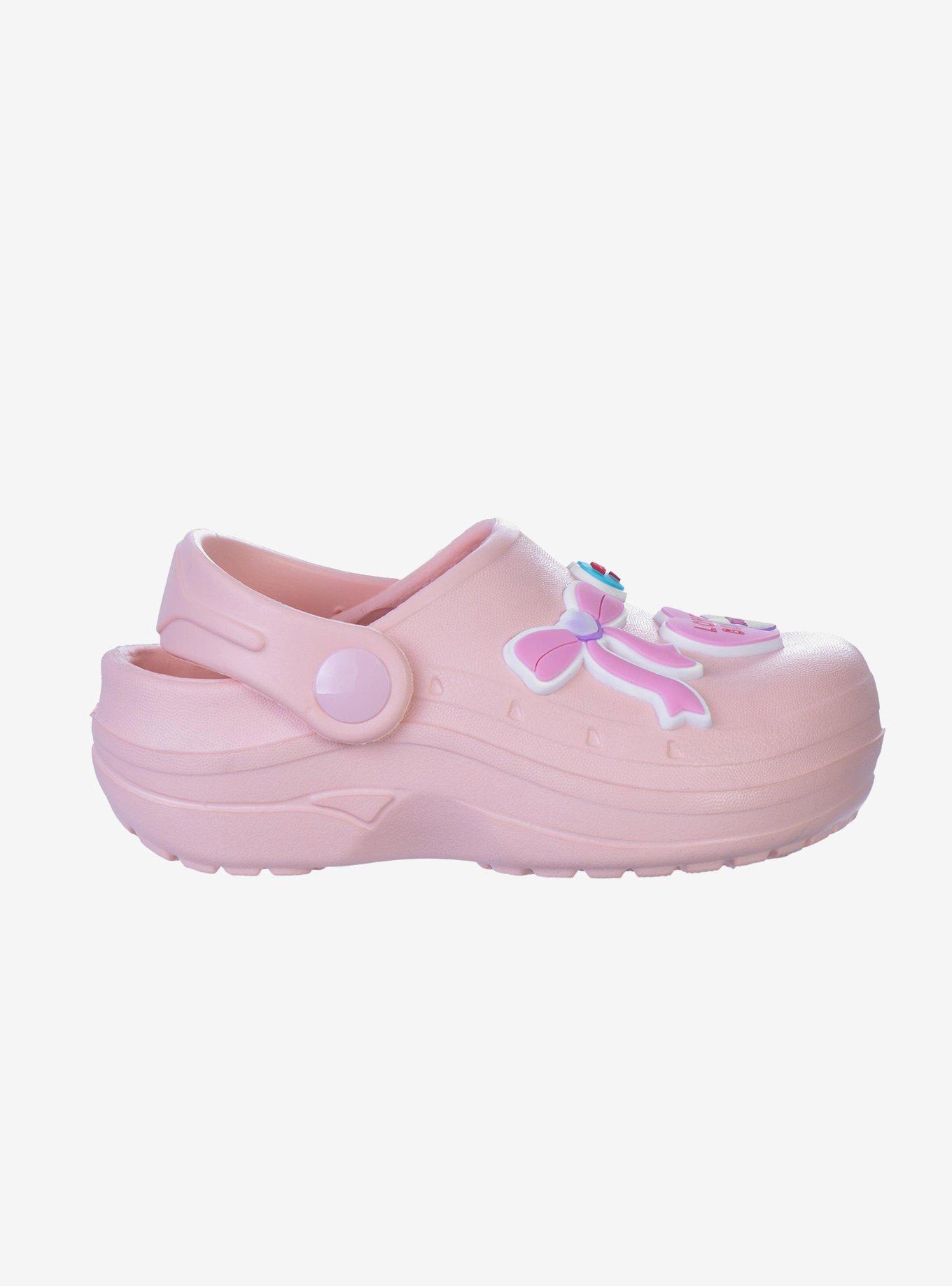 Sweethearts Conversation Hearts Adorable Slip-On Girls Toddler Clogs Blush, , hi-res