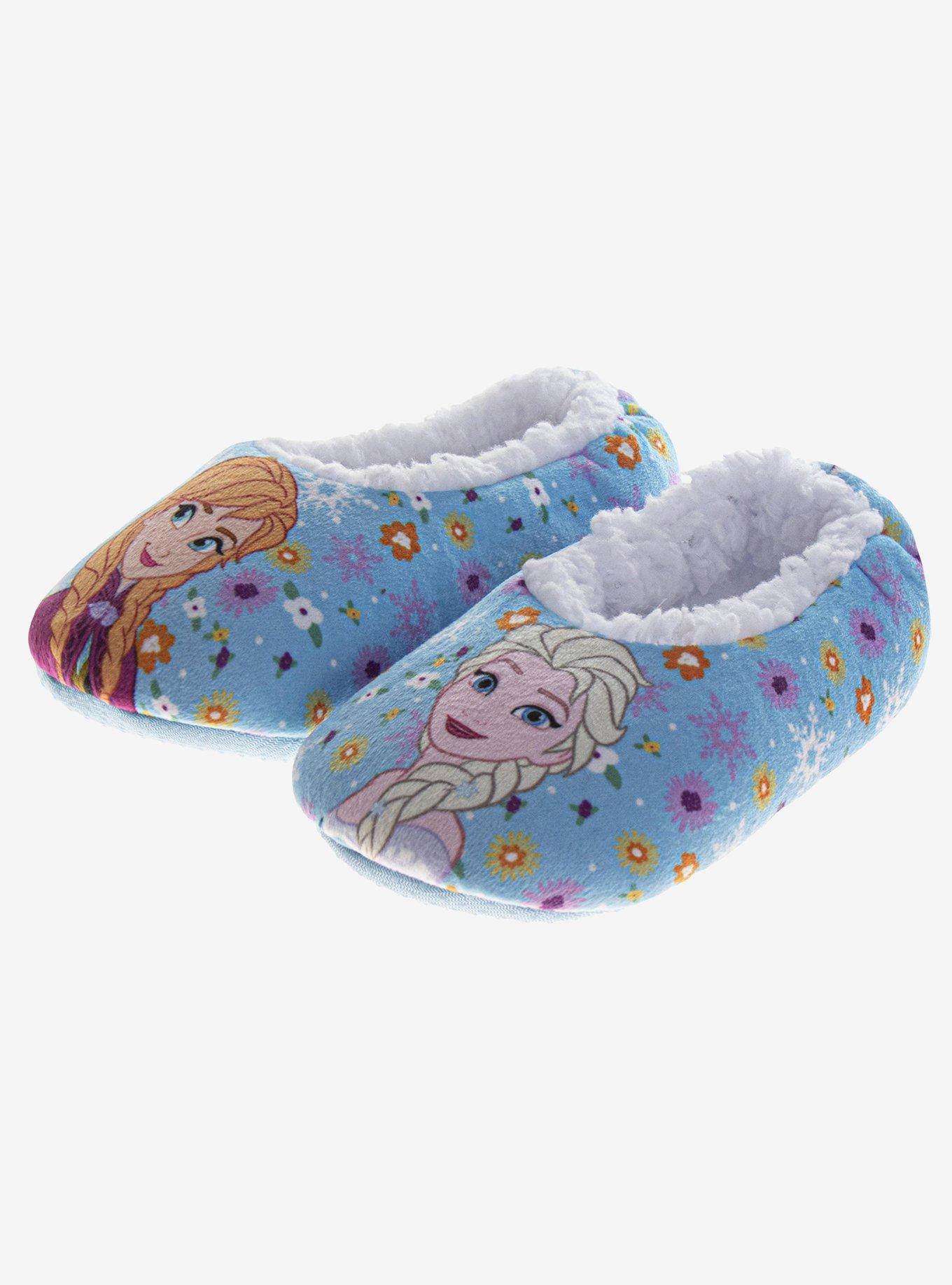 Disney Frozen Elsa Cozy Toddler & Little Kid Slippers, BLUE, alternate