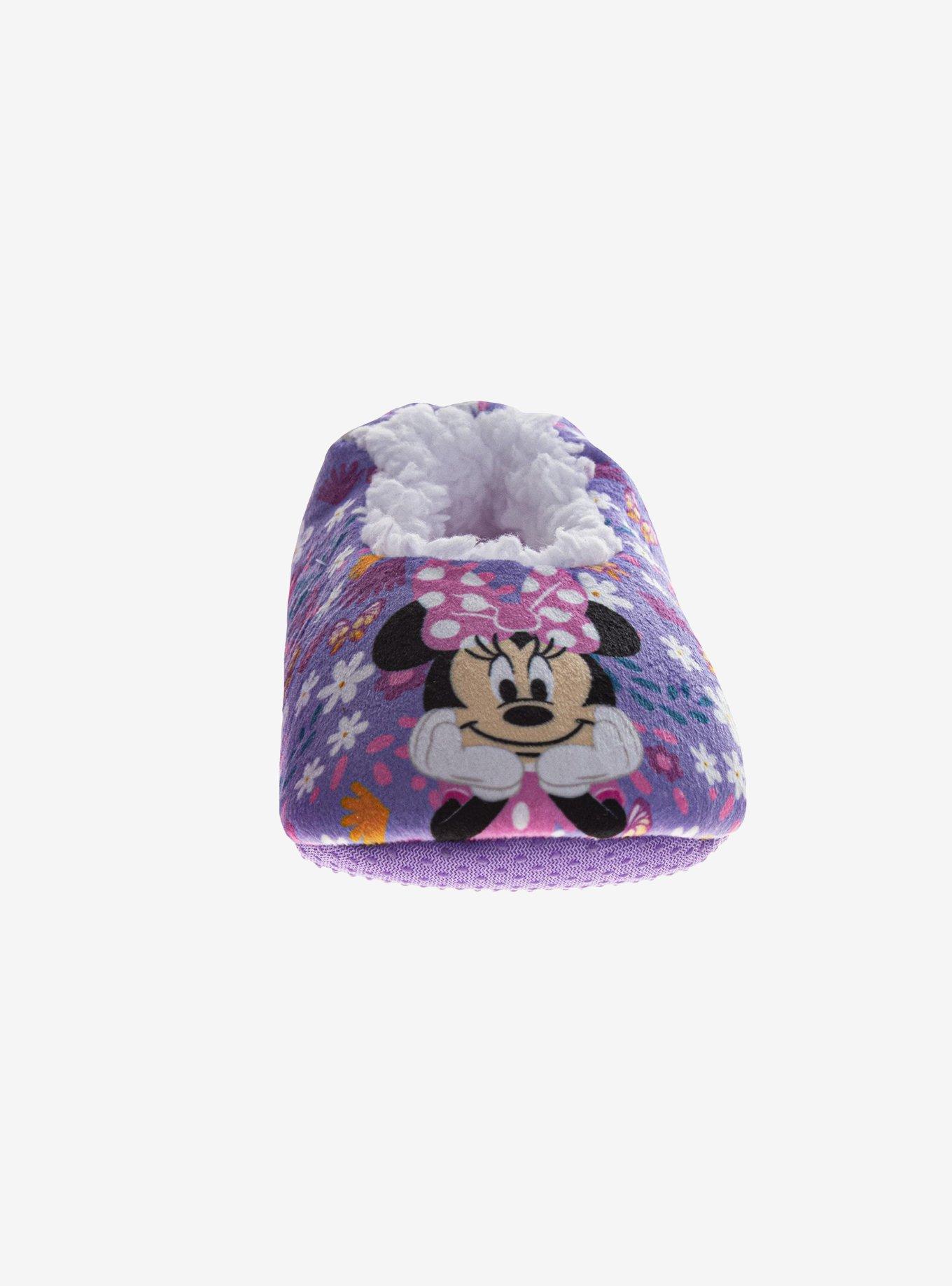 Disney Minnie Mouse Cozy Toddler & Little Kid Slippers, PURPLE, alternate