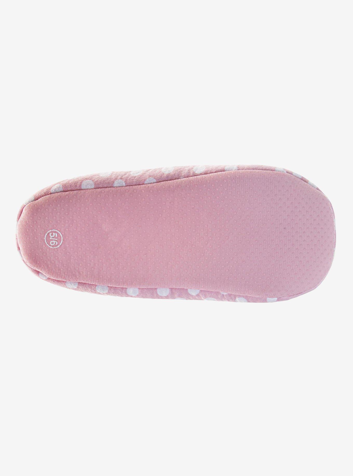 Disney Minnie Mouse Non-Slip Plush Toddler & Little Kid Slippers, PINK, alternate