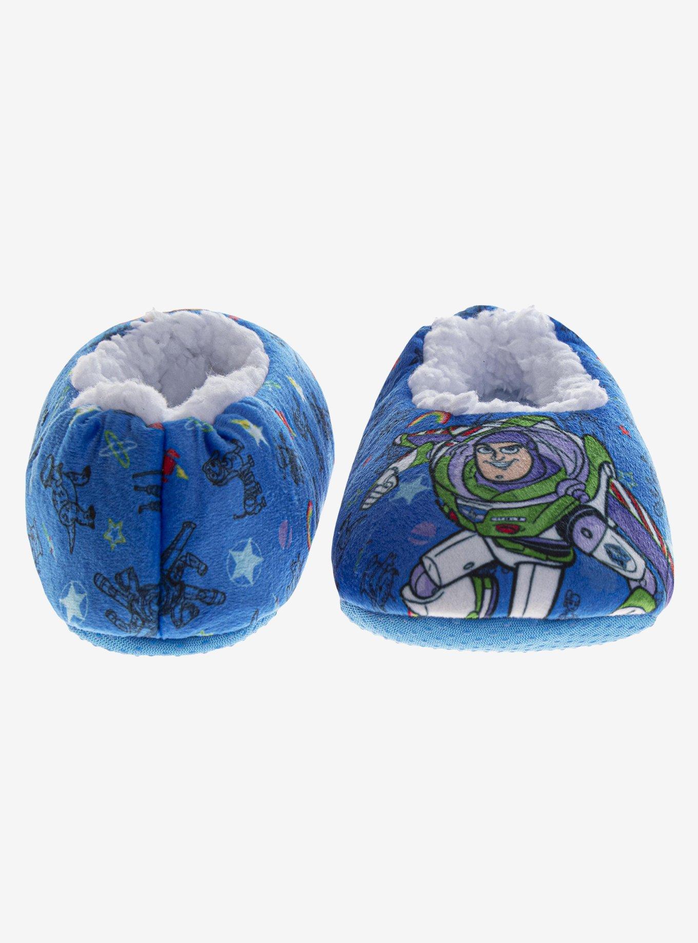 Disney Pixar Toy Story Woody & Buzz Cozy Toddler Little Kid Slippers