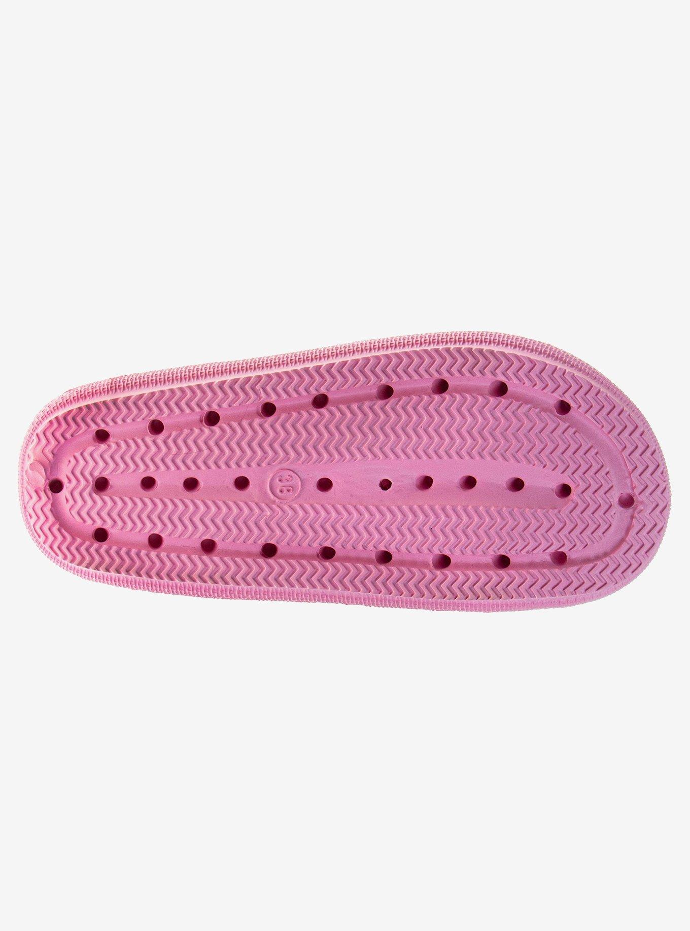 Coca-Cola Pink Script Slides Women Sandals, PINK, alternate