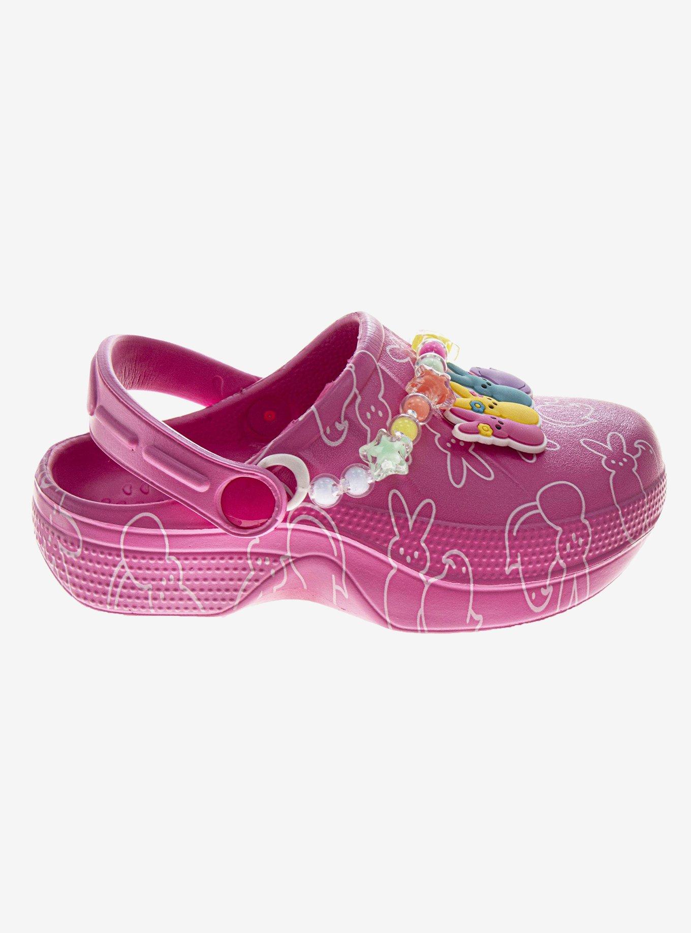 Peeps Lightweight Dual Size Ladies Clogs, , hi-res