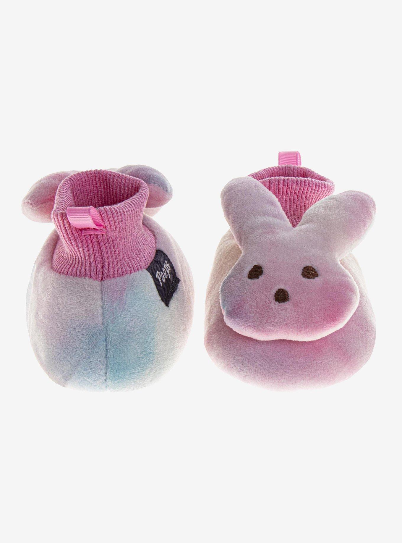 Peeps Sock Plush Fuzzy Dual Size Ladies Slippers, MULTI, alternate