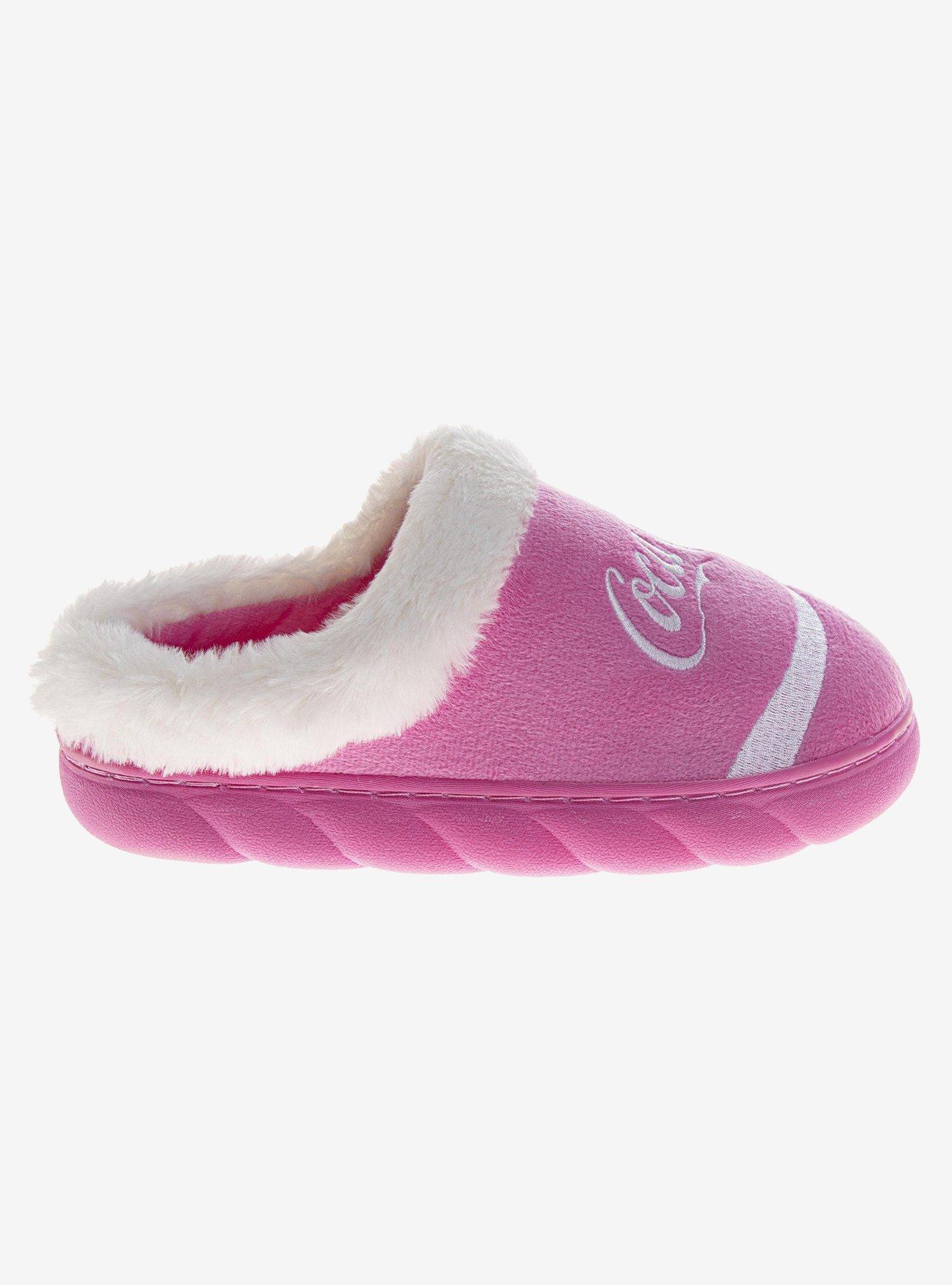 Coca-Cola Pink Iconic Script Cozy Women Slippers, , hi-res
