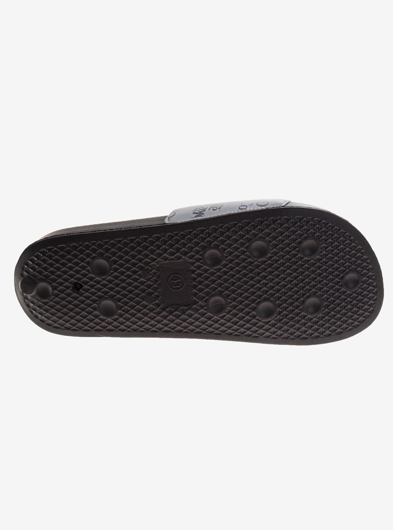 Coca-Cola Coke Logo Slides Men Sandals, GREY, alternate