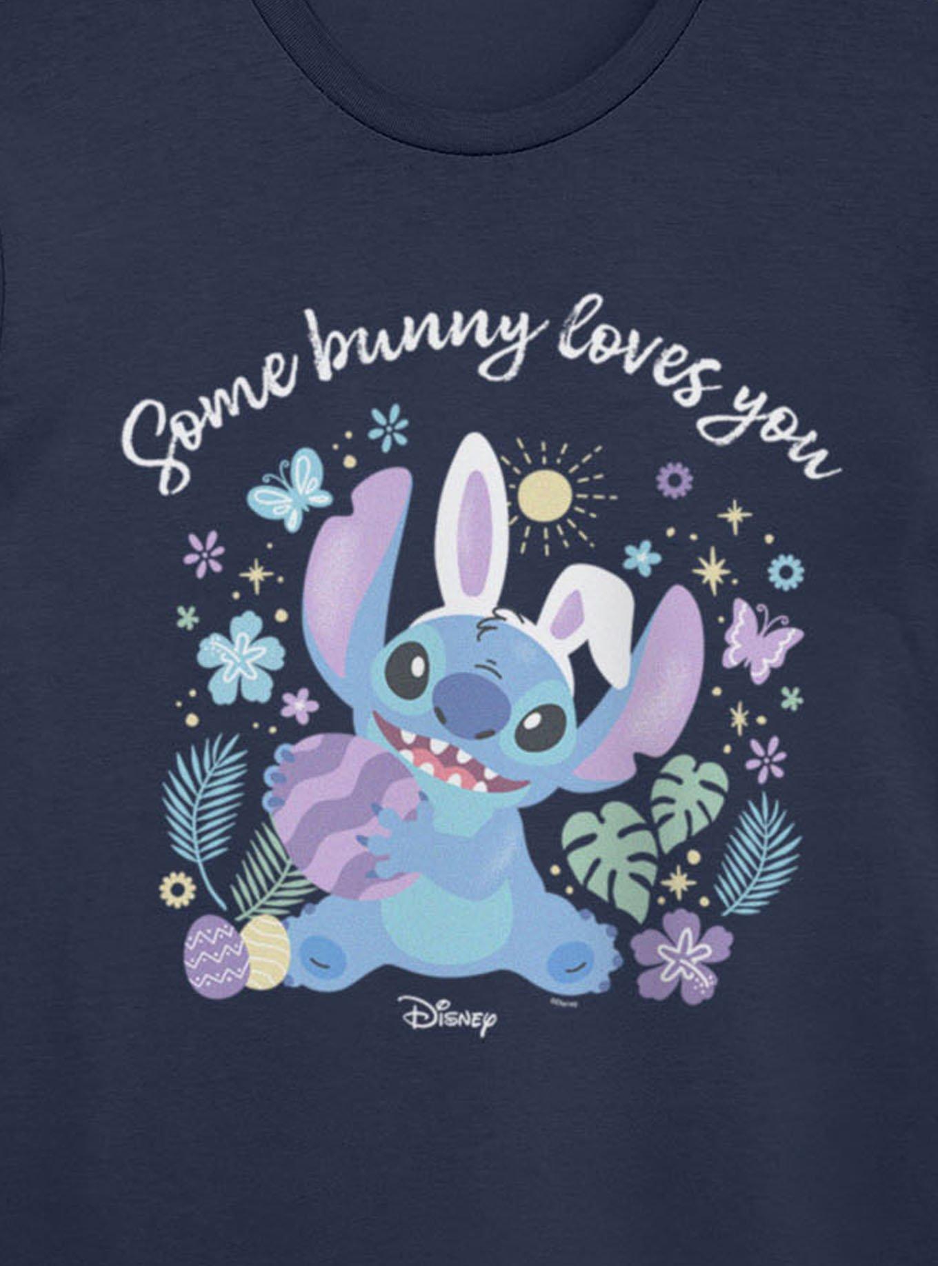 Disney Lilo And Stitch Some Bunny Loves You Easter T-Shirt, , hi-res