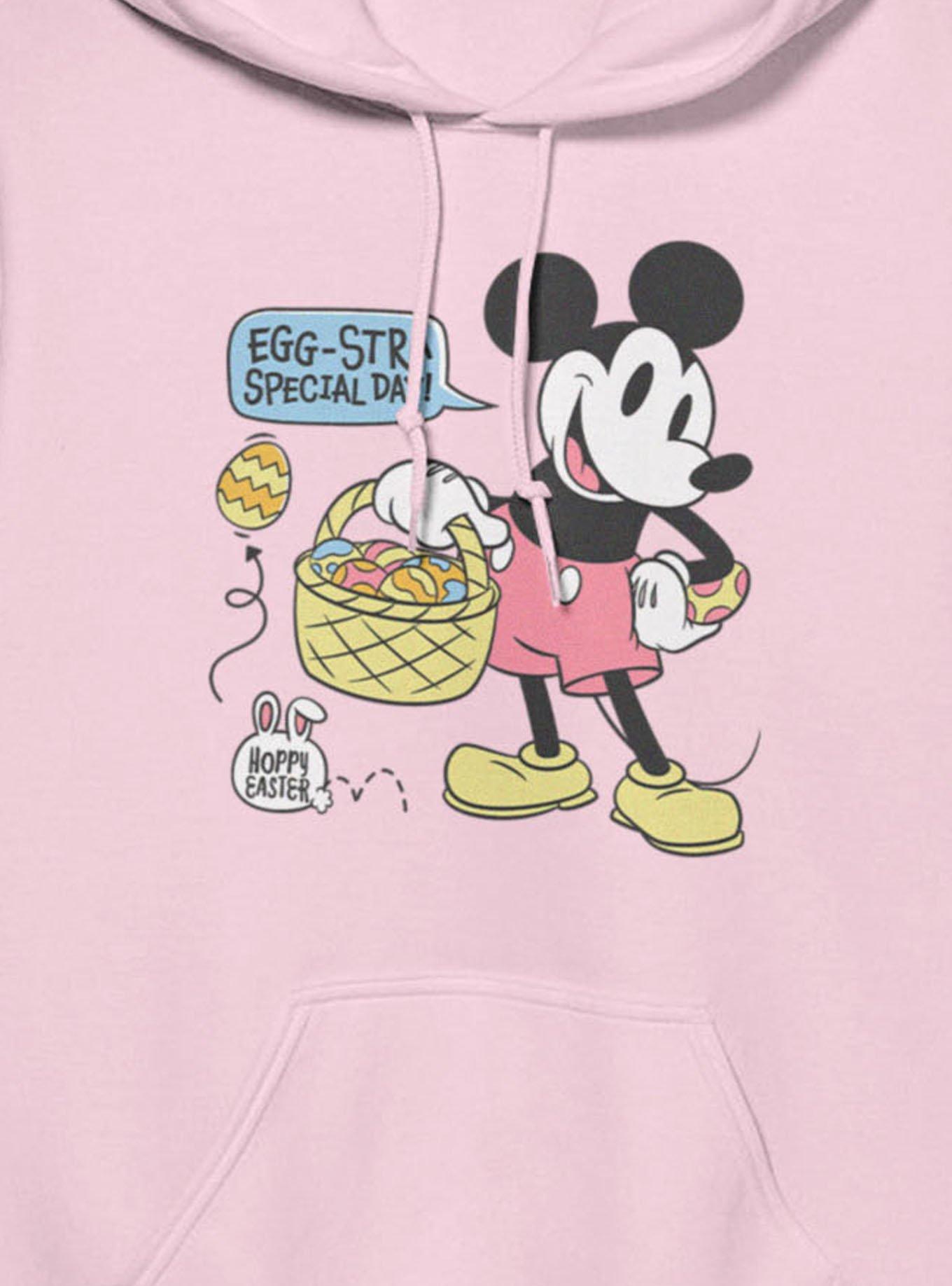Disney Mickey Mouse Egg-Stra Special Day Hoppy Easter Hoodie, LIGHT PINK, alternate - view 2