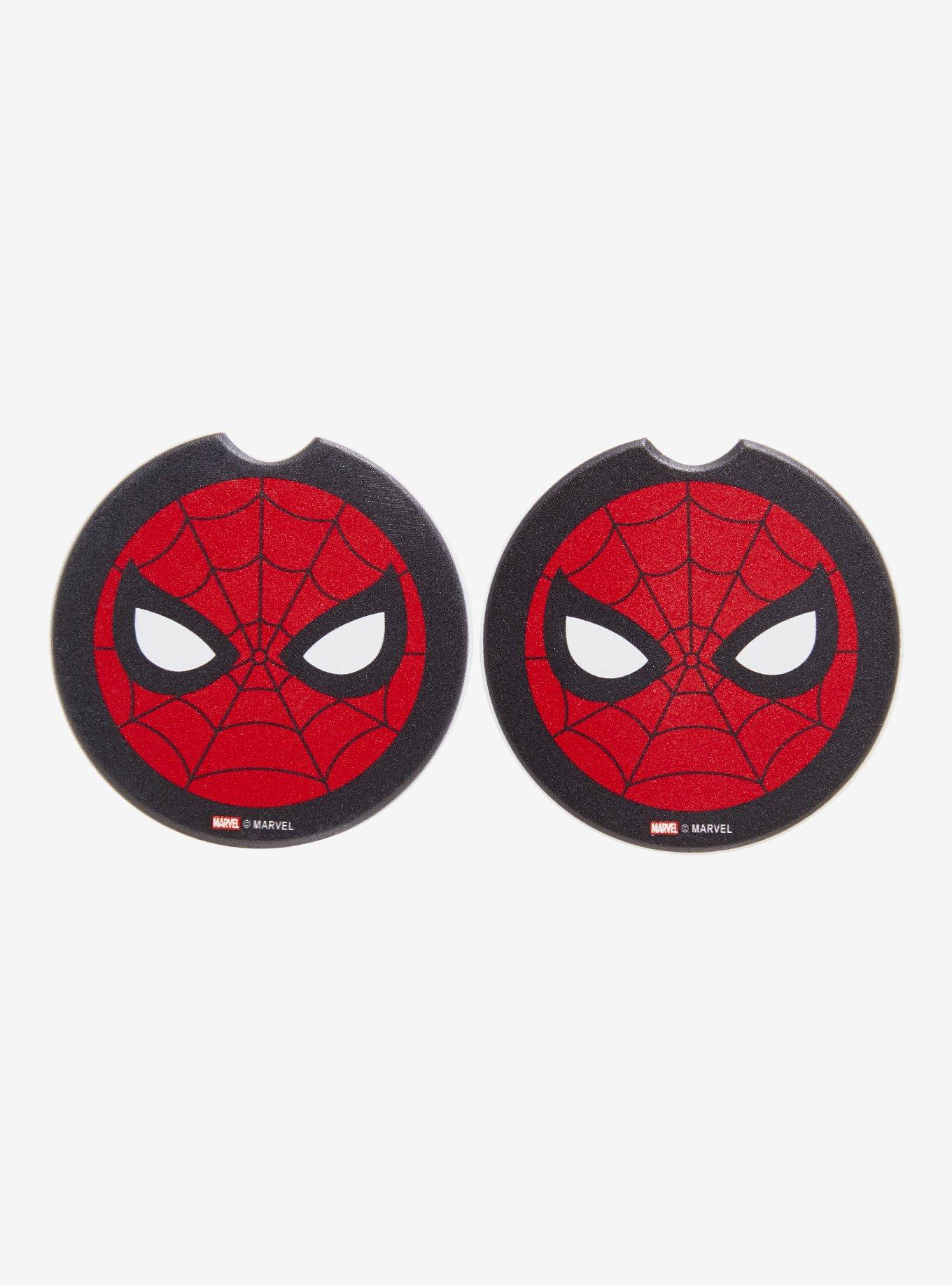 Marvel Spider-Man Mask Ceramic Car Coaster Set - BoxLunch Exclusive, , hi-res