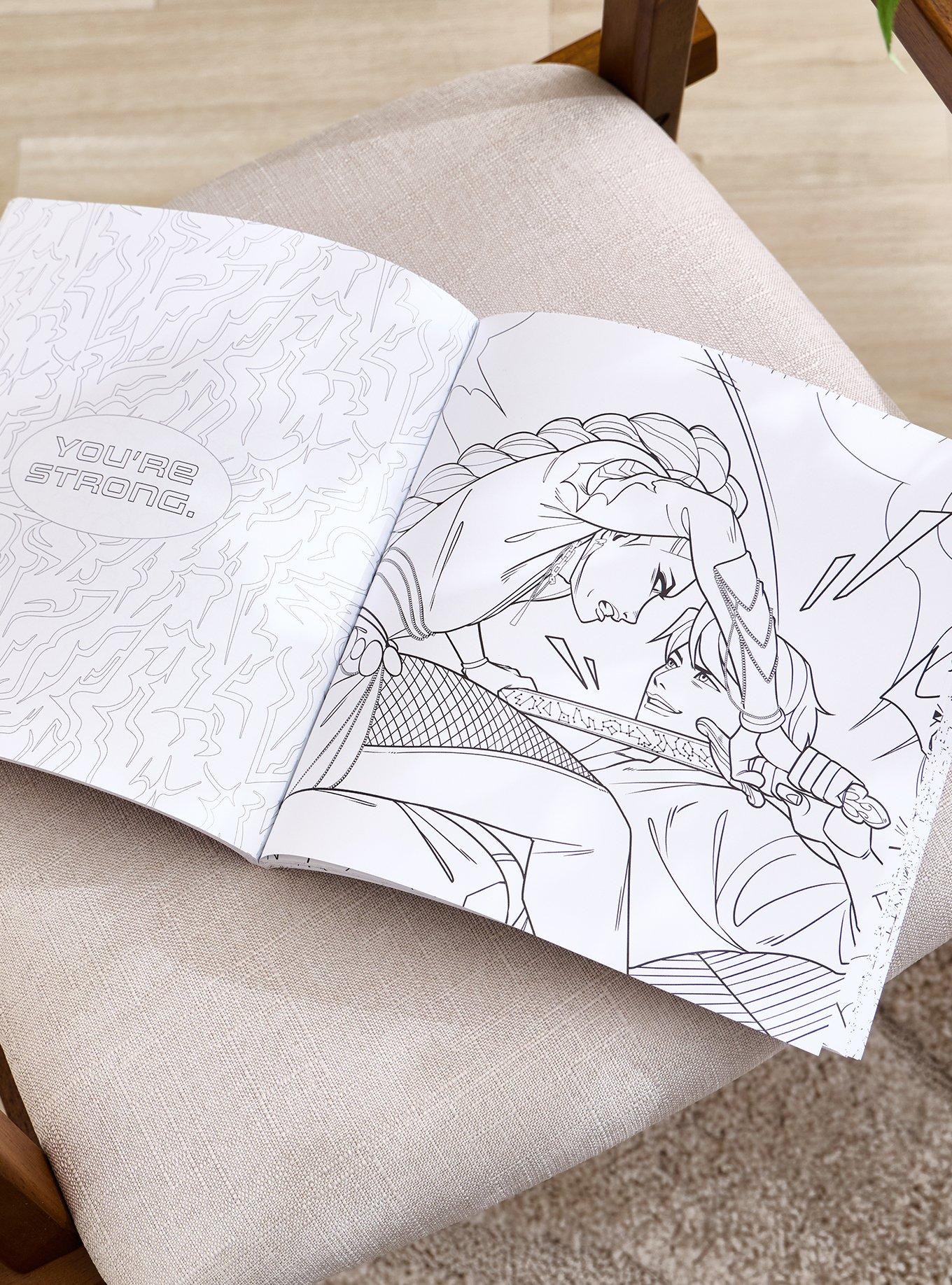 KPop Demon Hunters: The Official Deluxe Coloring Book, , alternate - view 3