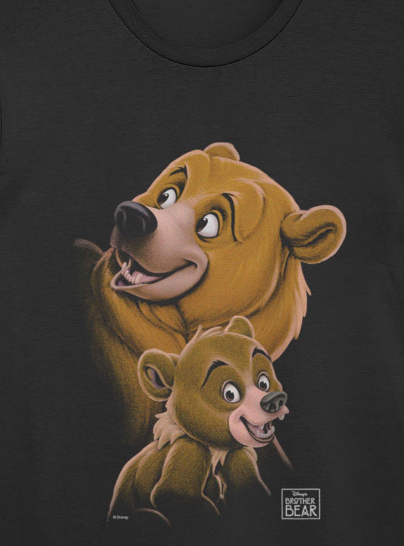 Disney Brother Bear Bear Faces Koda And Kenai T-Shirt, BLACK, alternate