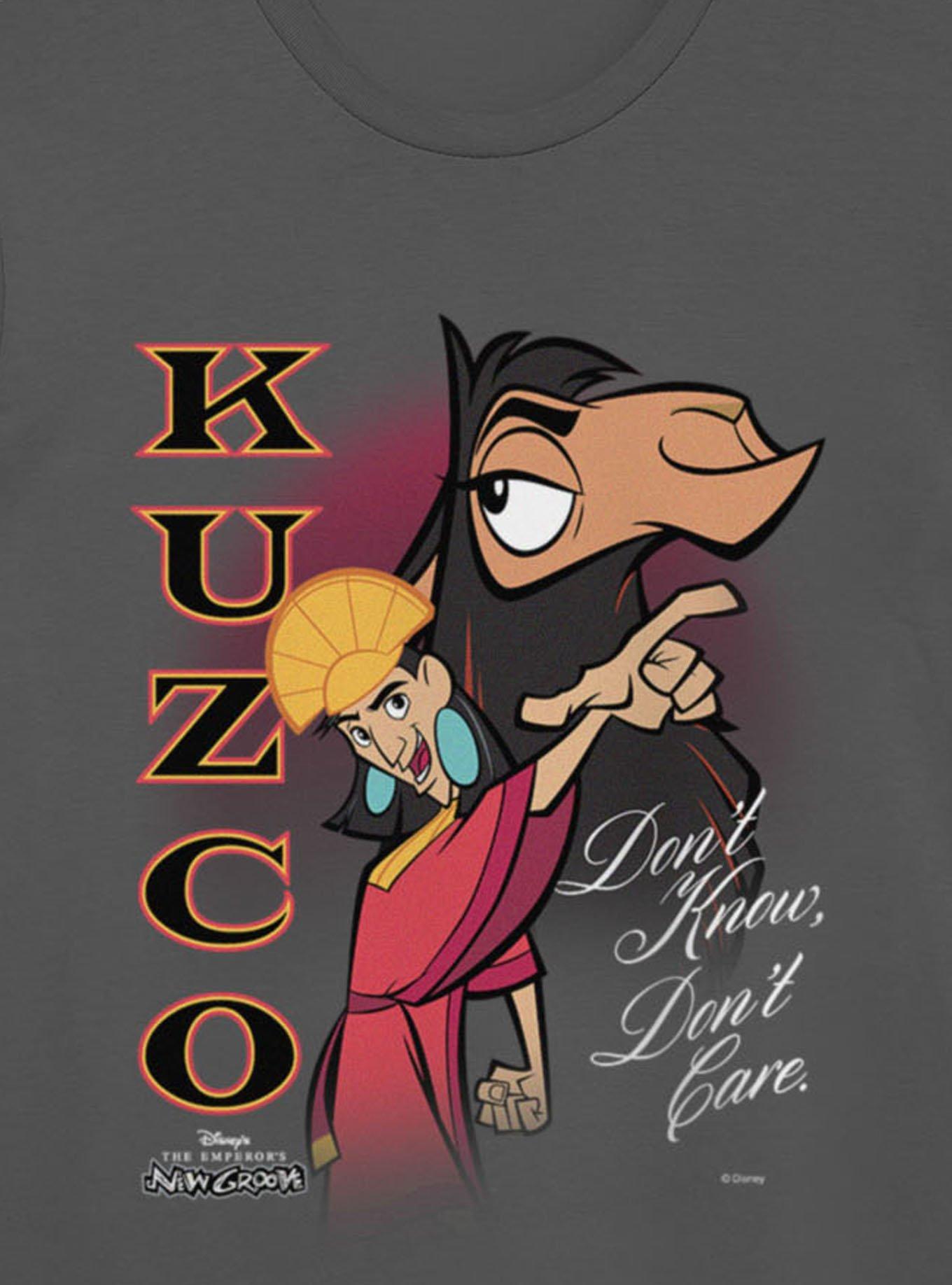 Disney The Emperor's New Groove Kuzco Spirit Don't Know Don't Care T-Shirt, , hi-res