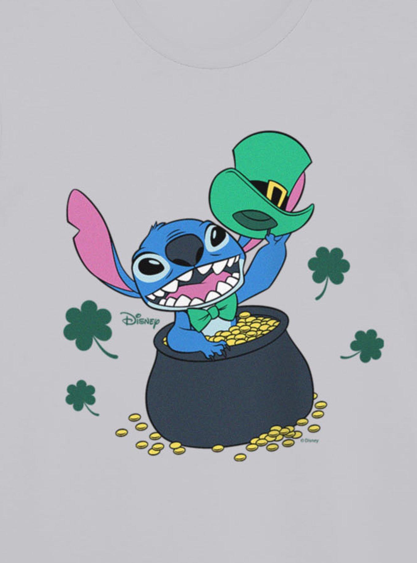 Disney Lilo And Stitch St. Patrick's Pot Of Gold T-Shirt, , hi-res