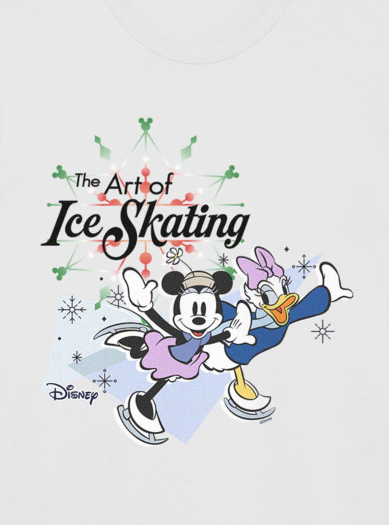 Disney Minnie Mouse And Daisy Duck The Art Of Ice Skating T-Shirt, , hi-res