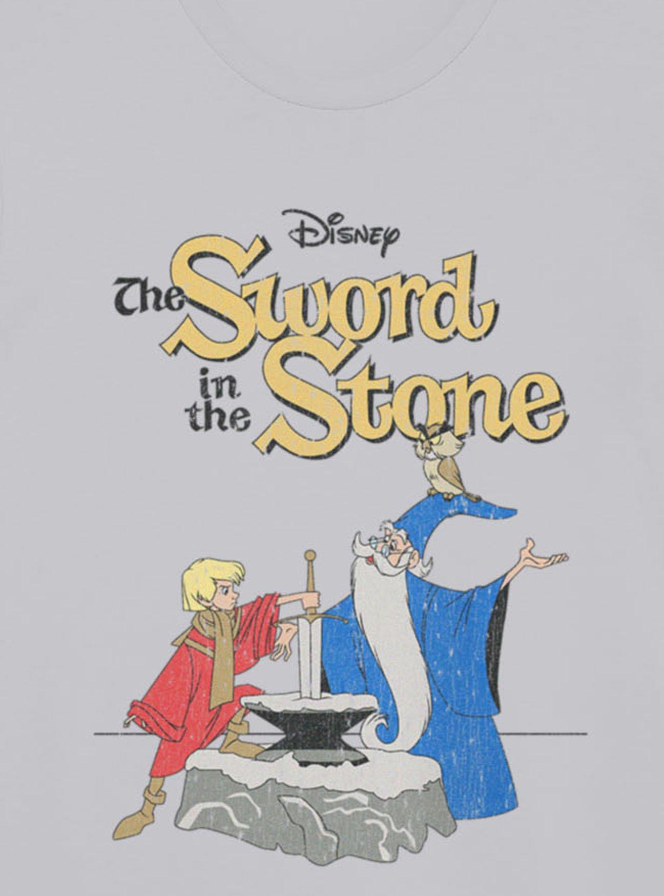 Disney The Sword In The Stone Poster Arthur And Merlin T-Shirt, , hi-res