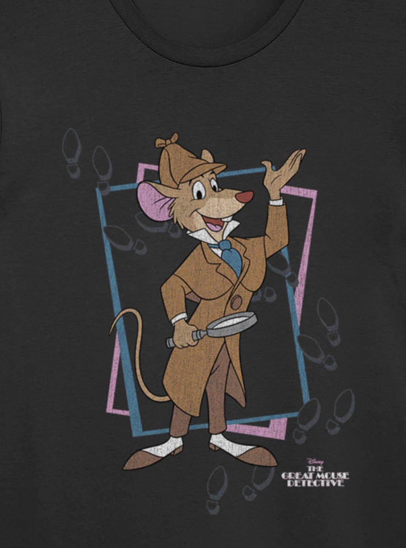 Disney The Great Mouse Detective Basil & Footprints T-Shirt, , hi-res