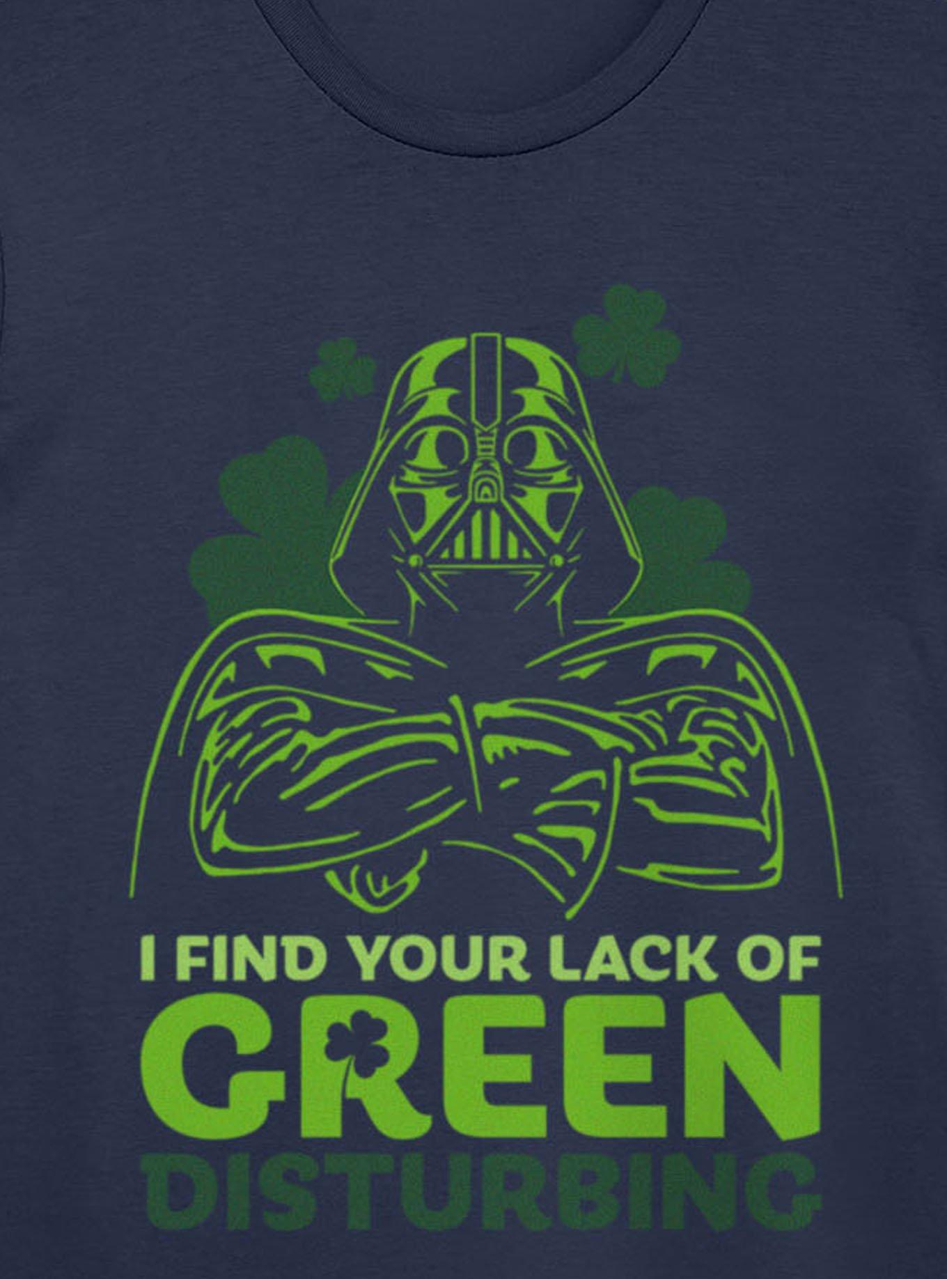 Star Wars Darth Vader St. Patrick's Your Lack Of Green Disturbing T-Shirt, , hi-res