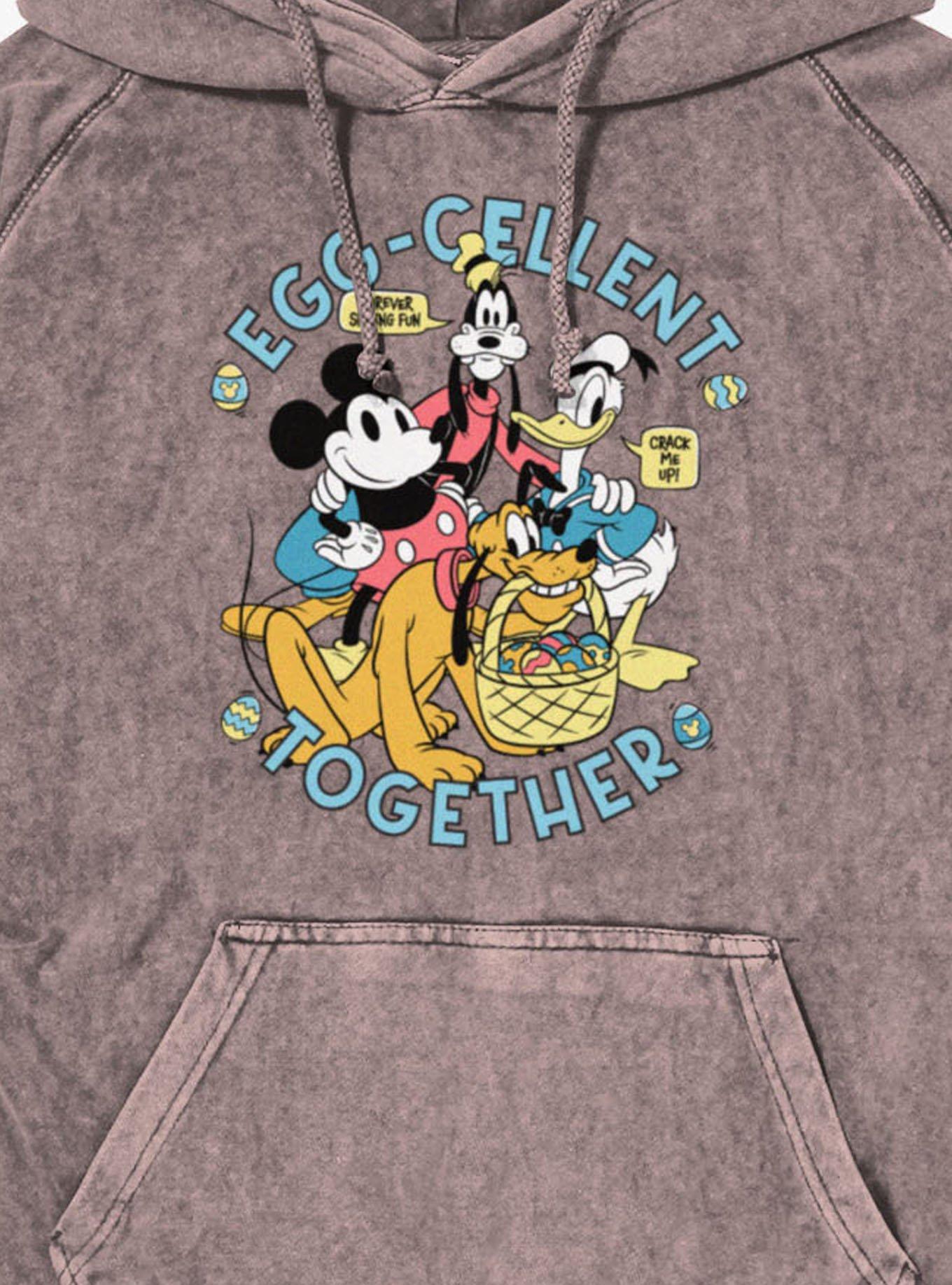 Disney Mickey Mouse And Friends Easter Egg-Cellent Together Mineral Wash Hoodie, , hi-res