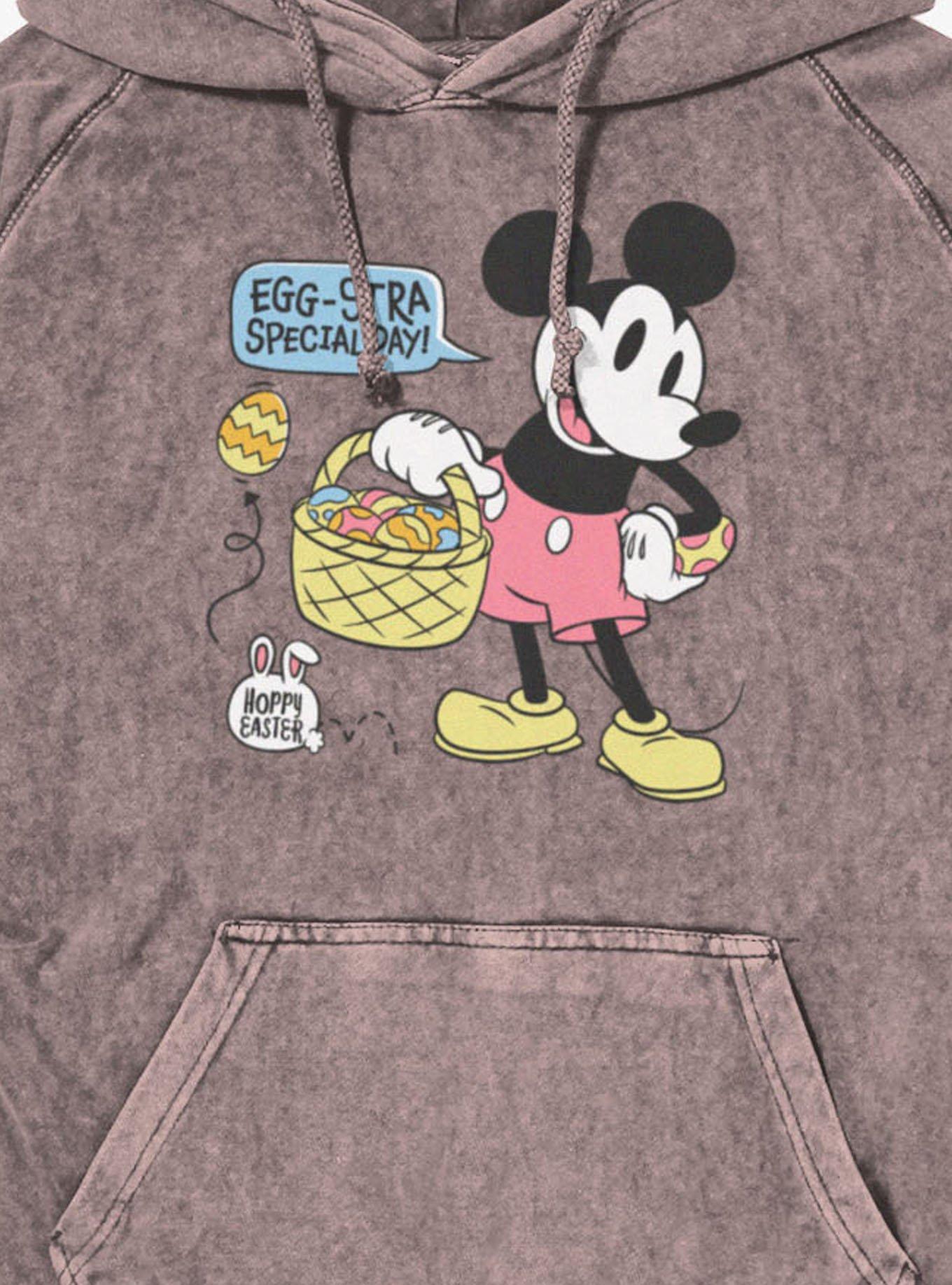 Disney Mickey Mouse Egg-Stra Special Day Hoppy Easter Mineral Wash Hoodie, , hi-res