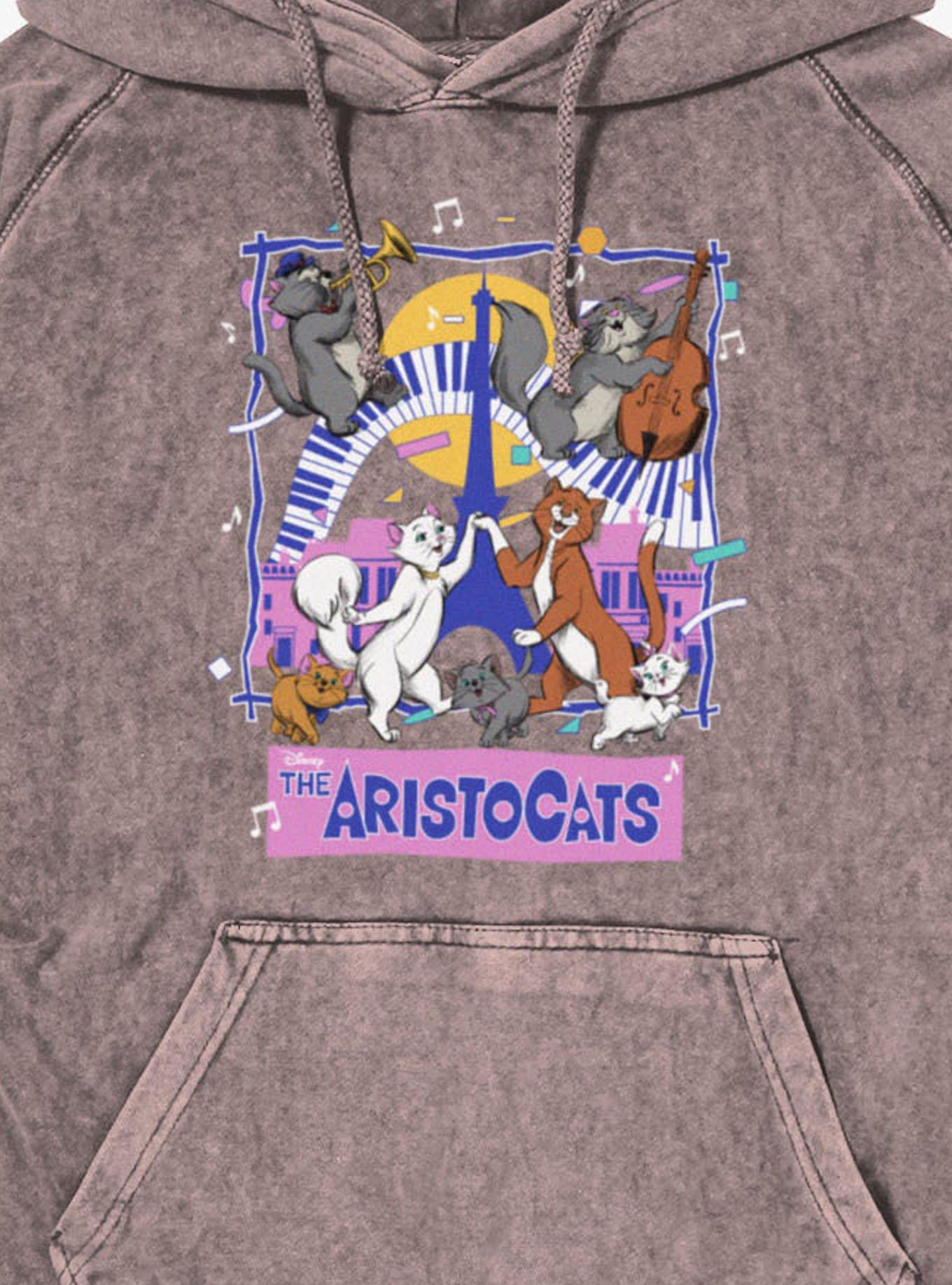 Disney The Aristocats Cat Jazz Music Mineral Wash Hoodie