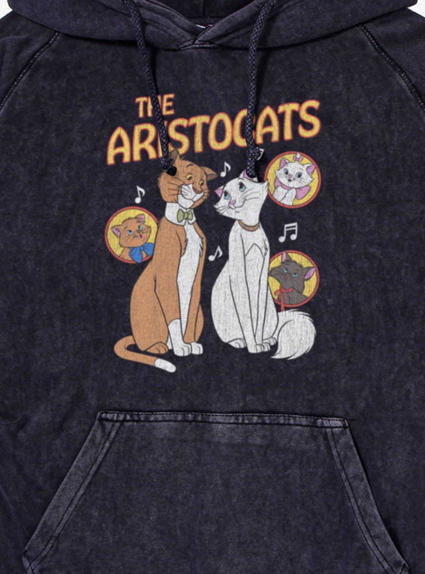 Disney The Aristocats Marie, Thomas& Kittens Mineral Wash Hoodie, , hi-res