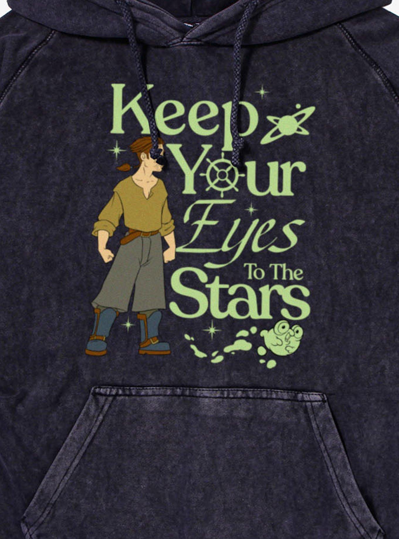 Disney Treasure Planet Keep Eyes To The Stars Jim Hawkins Mineral Wash Hoodie, , hi-res