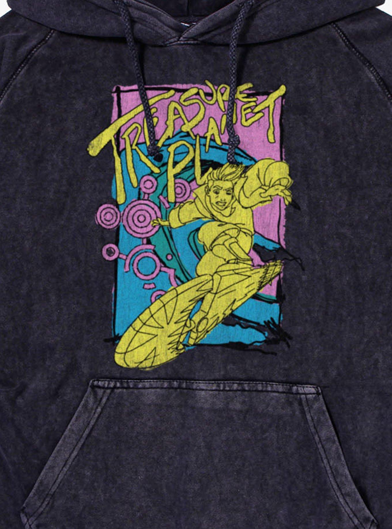 Disney Treasure Planet Jim Hawkins Surfing Mineral Wash Hoodie