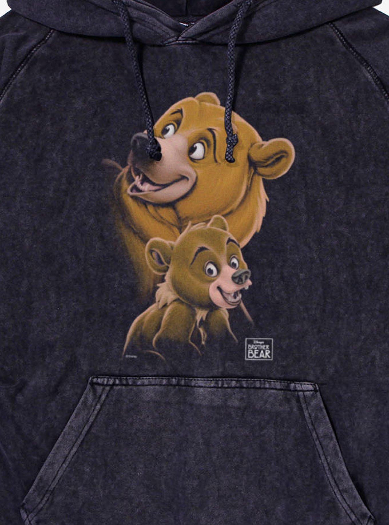 Disney Brother Bear Bear Faces Koda And Kenai Mineral Wash Hoodie, , hi-res