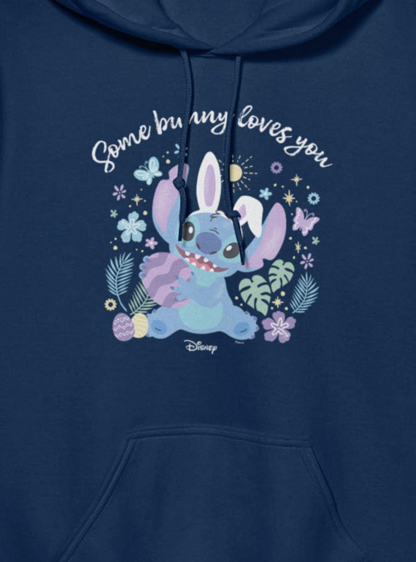 Disney Lilo And Stitch Some Bunny Loves You Easter Hoodie, , hi-res