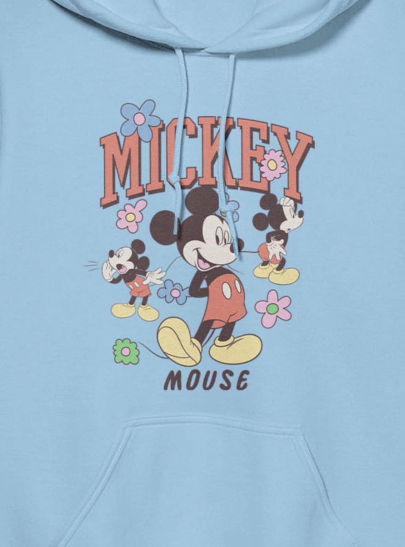 Disney Mickey Mouse Flower Collage Hoodie, , hi-res