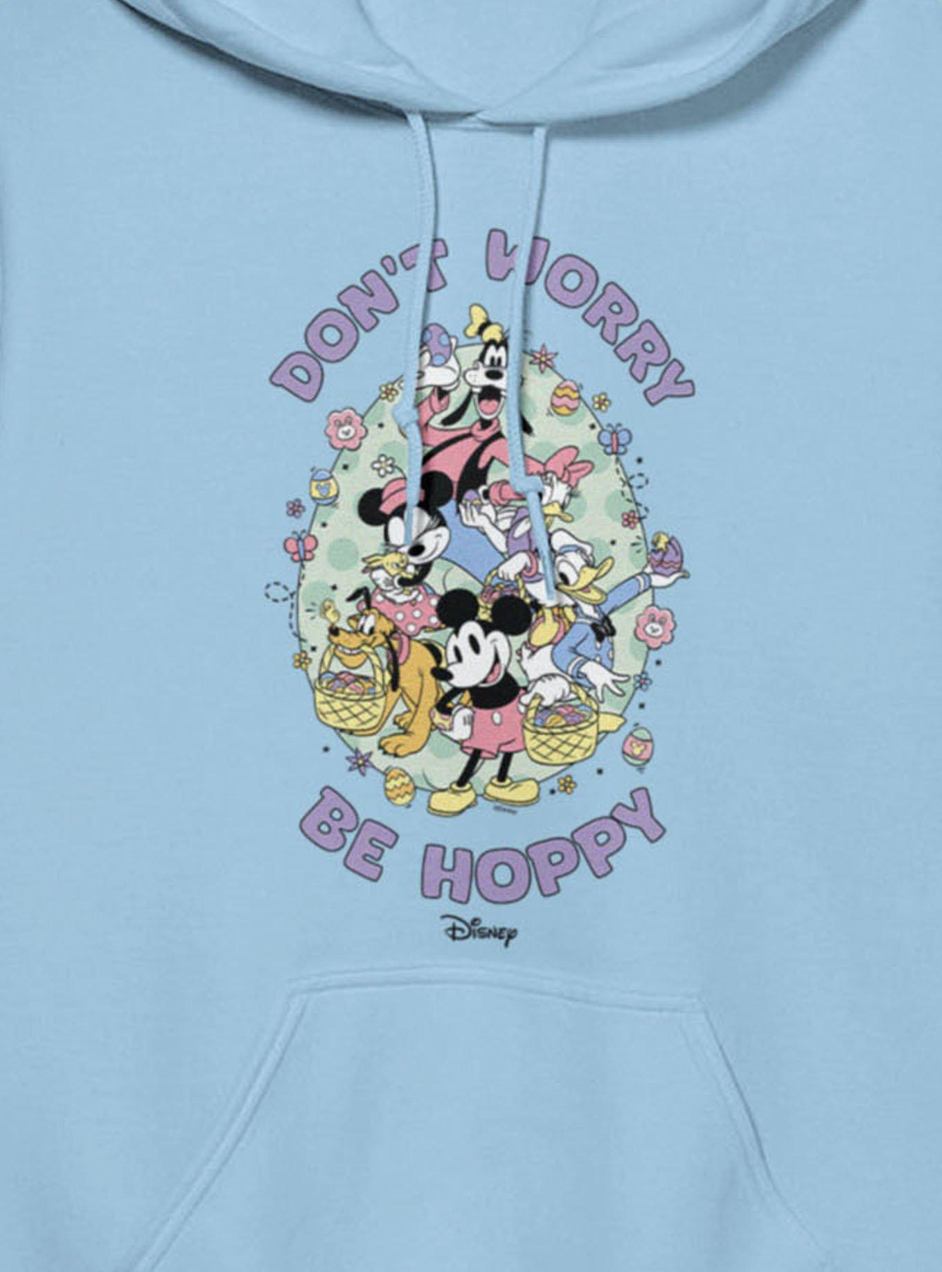 Disney Mickey Mouse And Friends Don't Worry Be Hoppy Easter Hoodie, , hi-res
