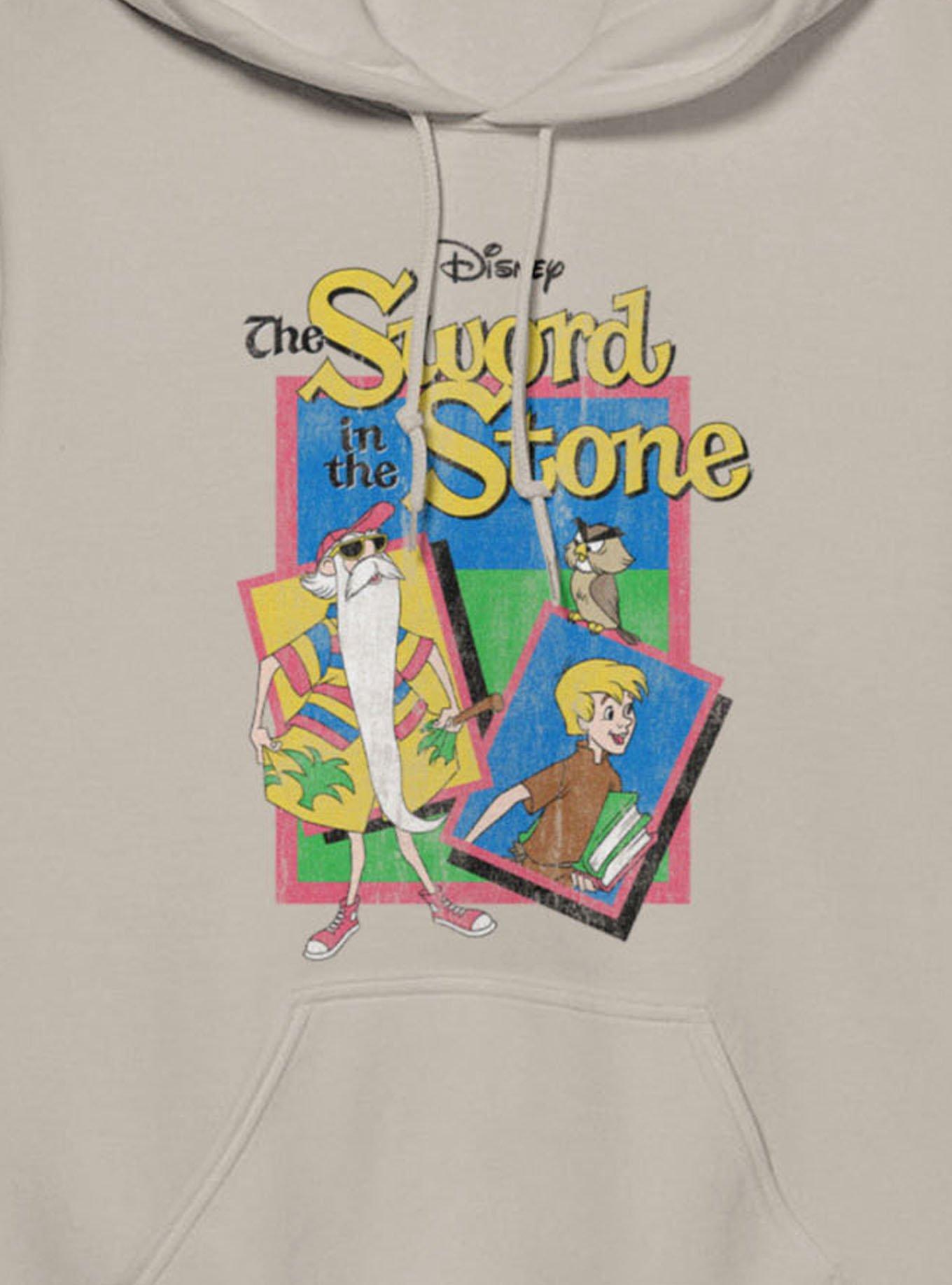 Disney The Sword Stone Archimedes, Arthur And Merlin Beach Vibes Hoodie