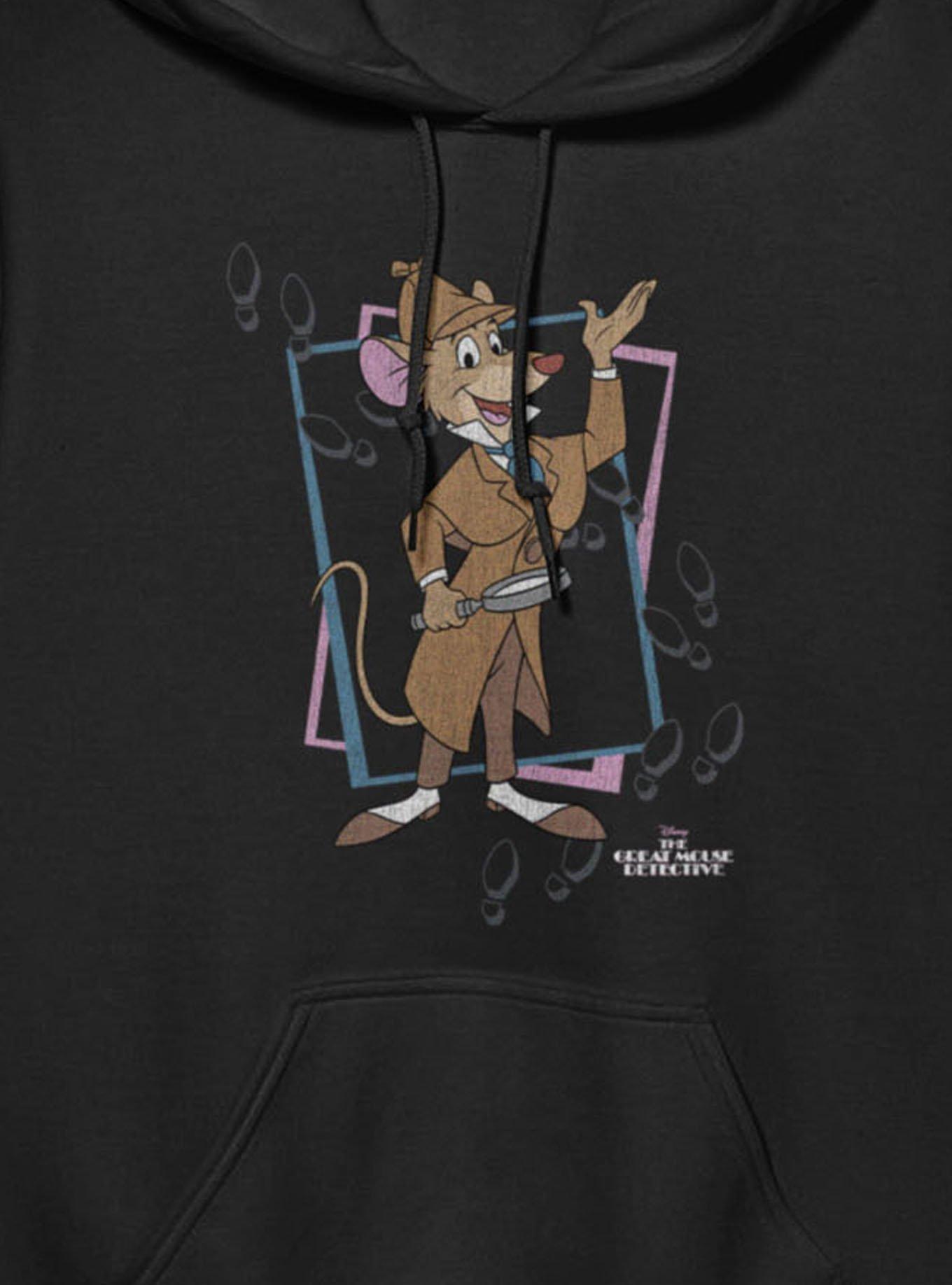 Disney The Great Mouse Detective Basil & Footprints Hoodie, , hi-res