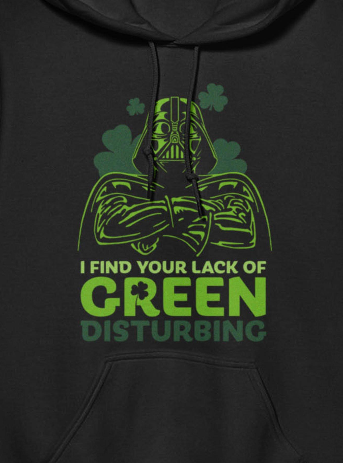Star Wars Darth Vader St. Patrick's Your Lack Of Green Disturbing Hoodie, , hi-res