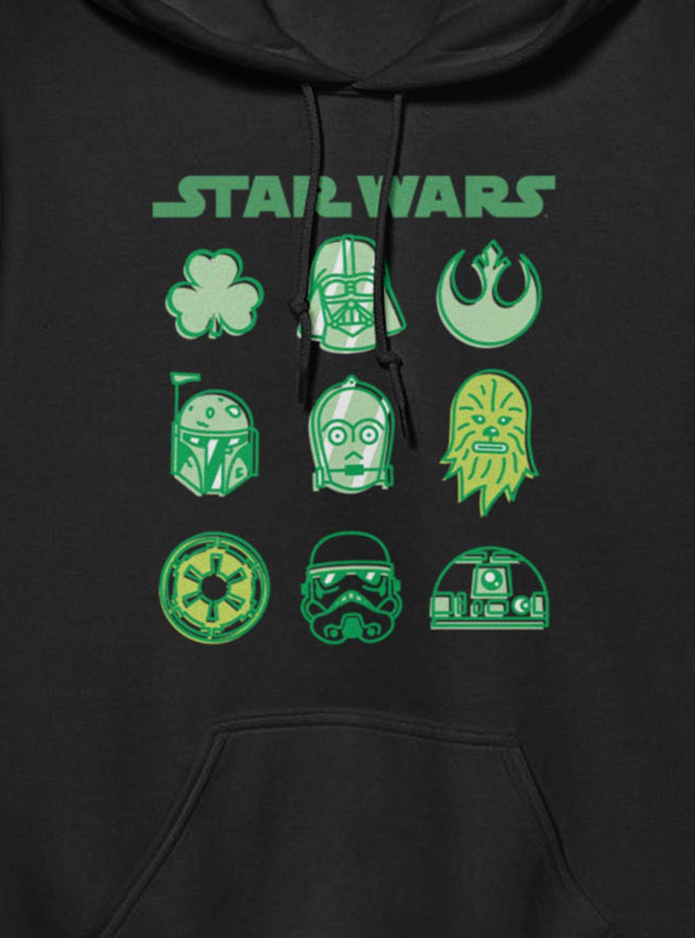 Star Wars St. Patrick's Lucky Character Icons Hoodie