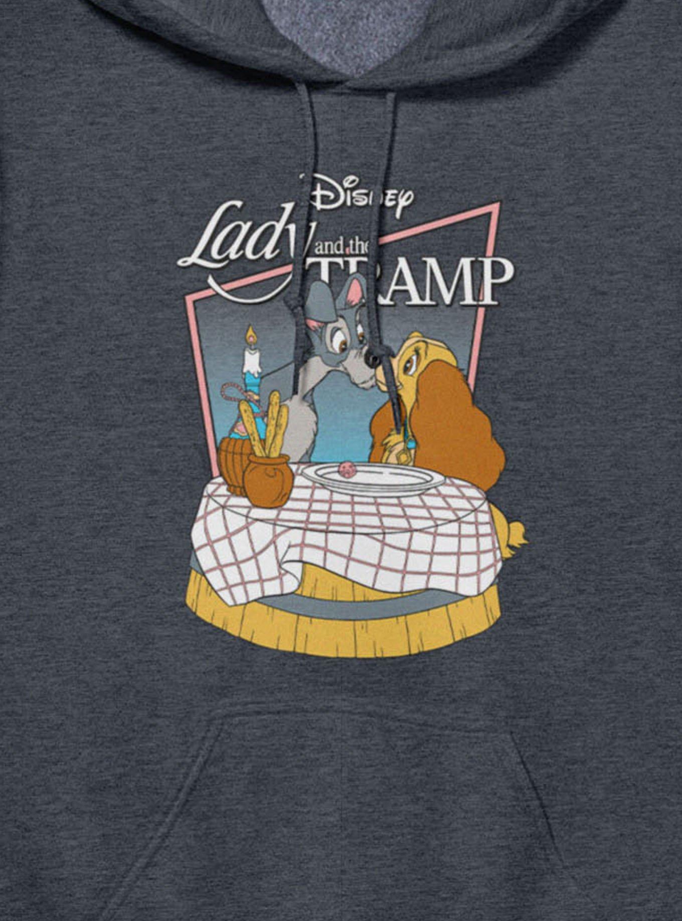 Disney Lady And The Tramp Dinner Kiss Hoodie, , hi-res