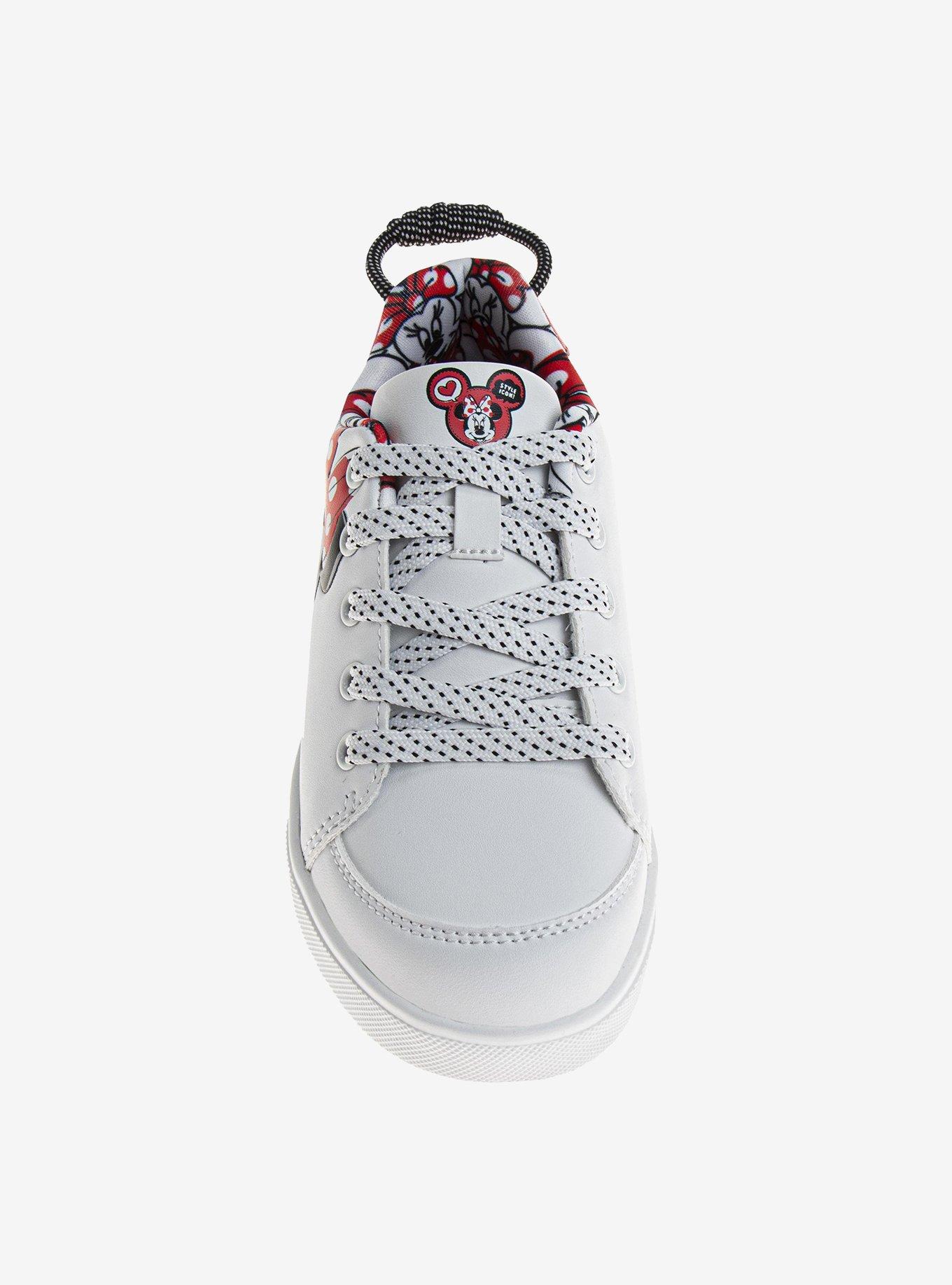 Disney Minnie Mouse Girls Sneakers, BRIGHT WHITE, alternate