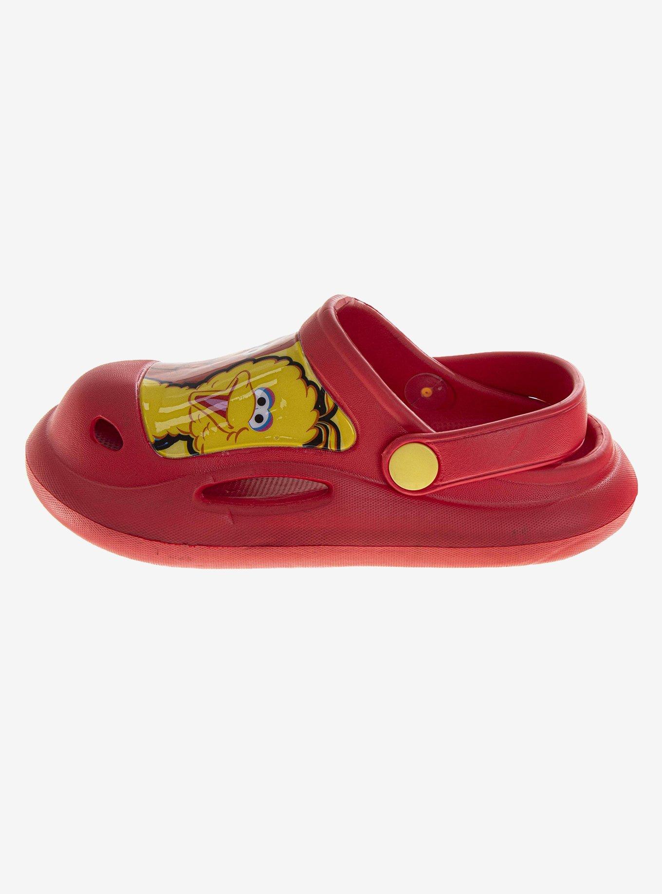 Sesame Street Slip-On Toddler & Little Kid Clogs Red, RED, alternate - view 3