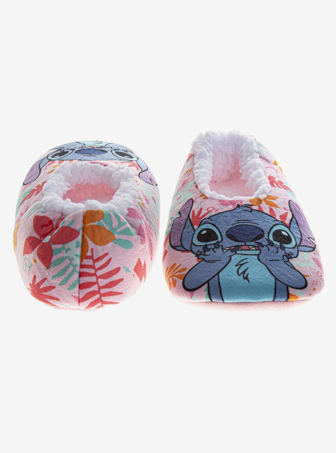 Disney Lilo & Stitch Multicolor Plush Cozy Slippers