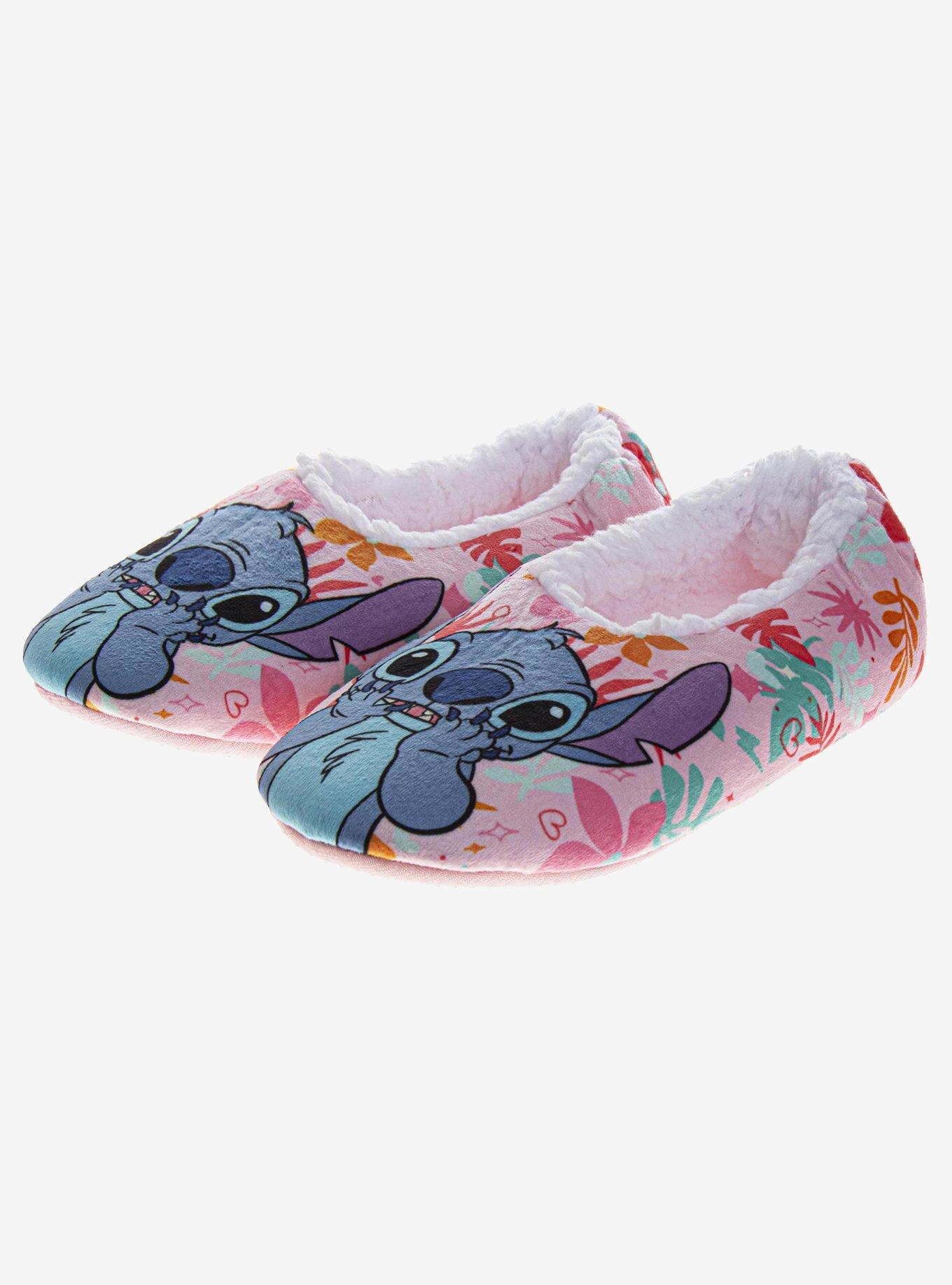 Disney Lilo & Stitch Multicolor Plush Cozy Slippers, MULTI, alternate