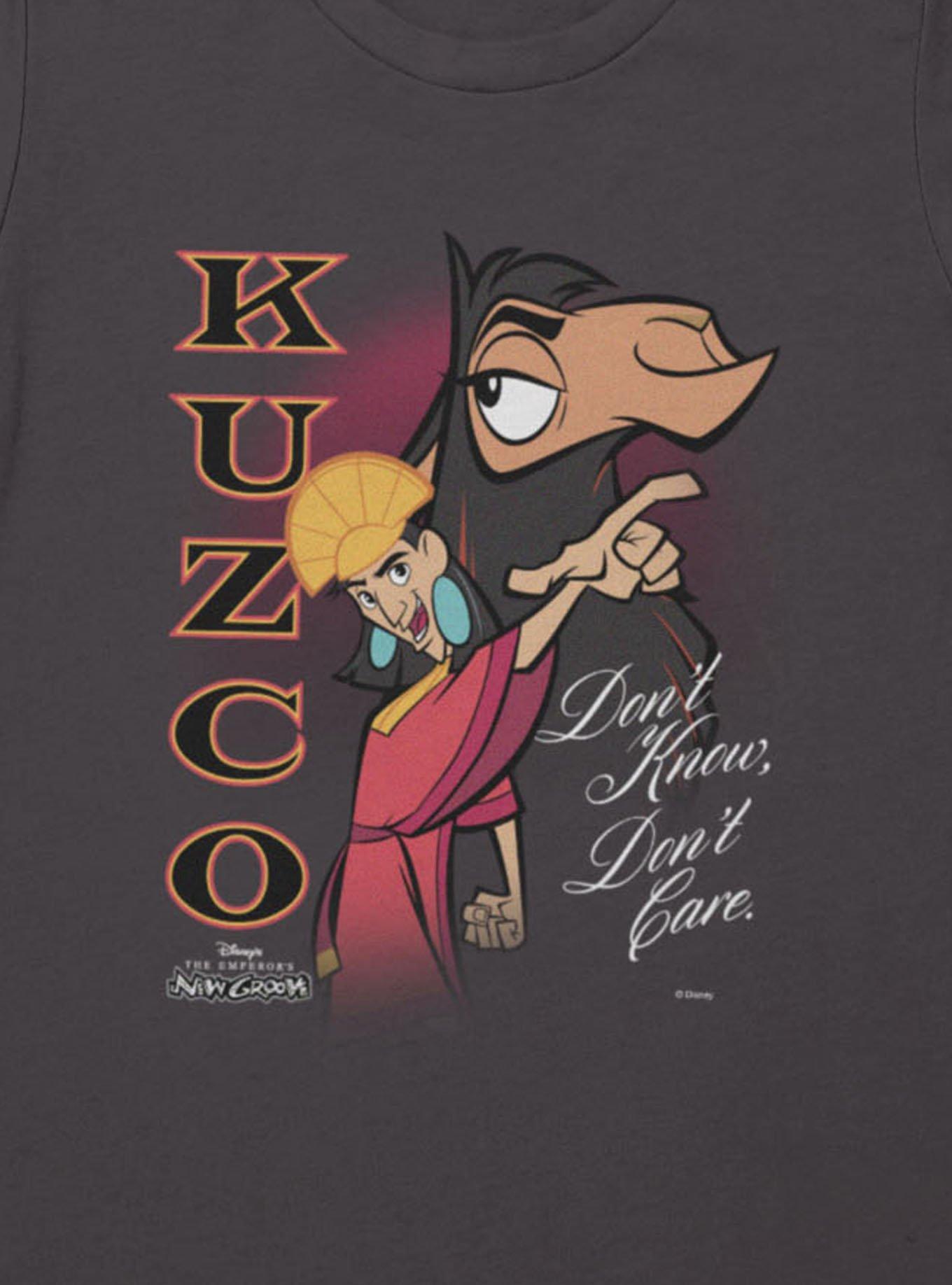 Disney The Emperor's New Groove Kuzco Spirit Don't Know Don't Care Womens T-Shirt, , hi-res