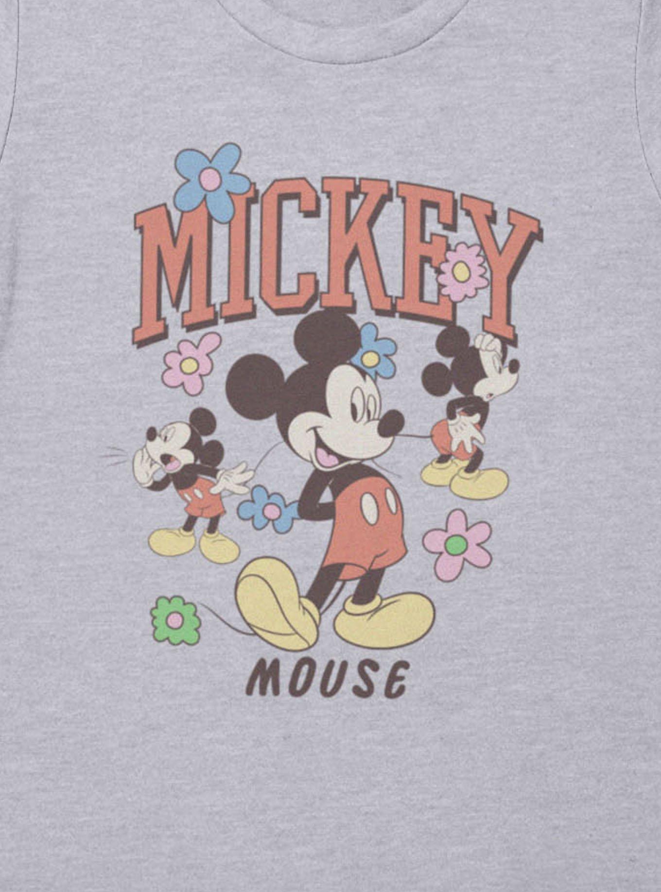 Disney Mickey Mouse Flower Collage Womens T-Shirt, , hi-res