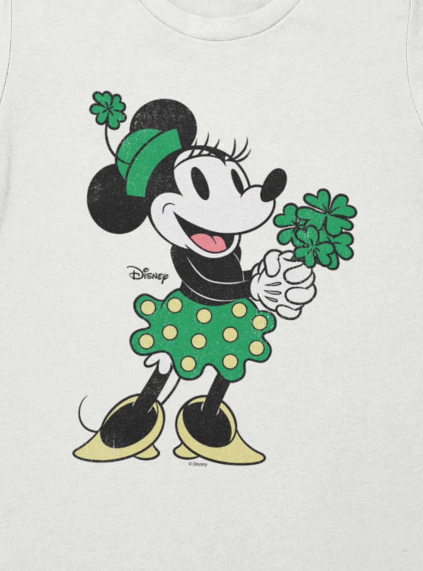 Disney Minnie Mouse St. Patrick's Lucky Dress Womens T-Shirt, , hi-res
