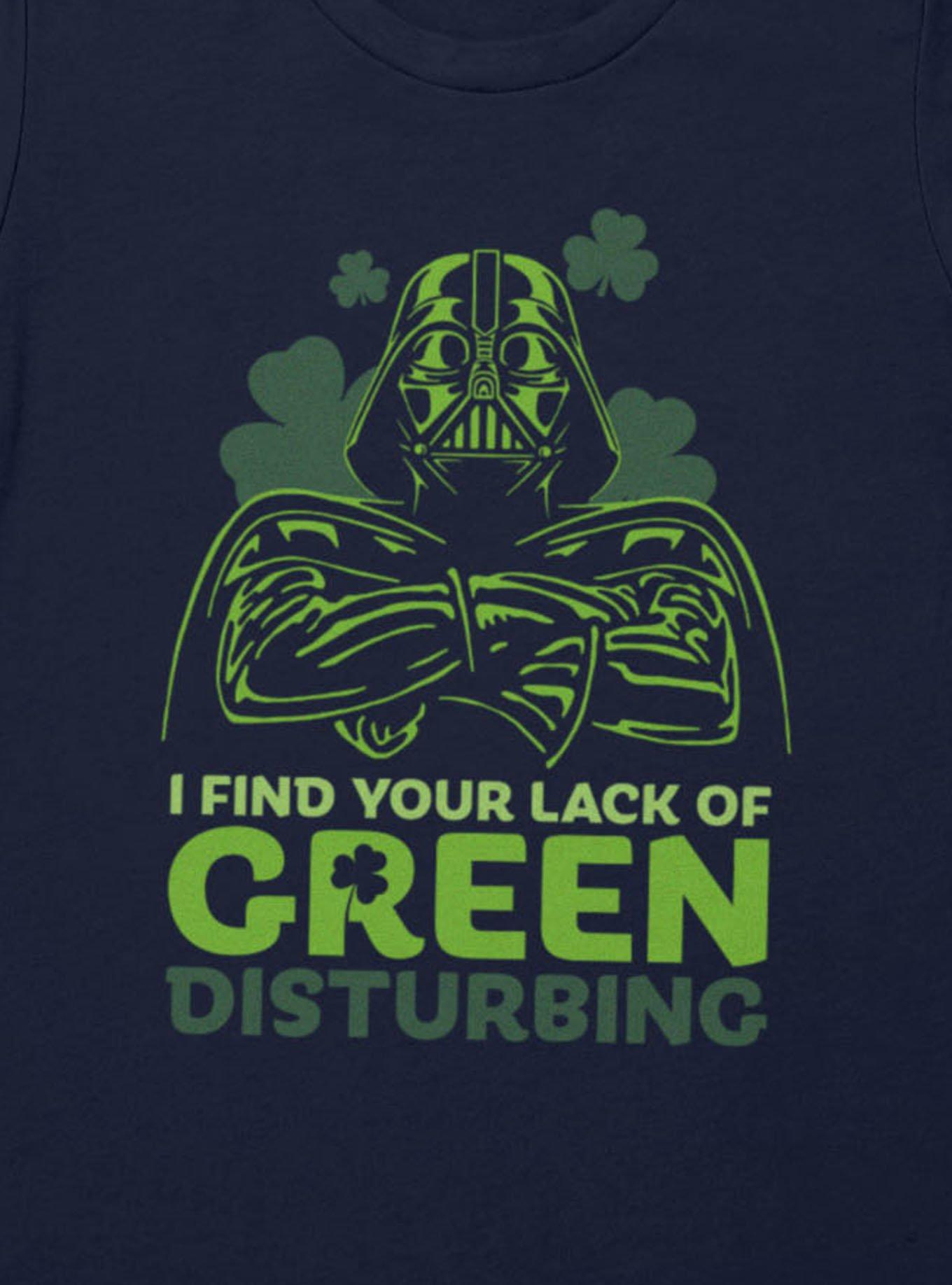 Star Wars Darth Vader St. Patrick's Your Lack Of Green Disturbing Womens T-Shirt, , hi-res