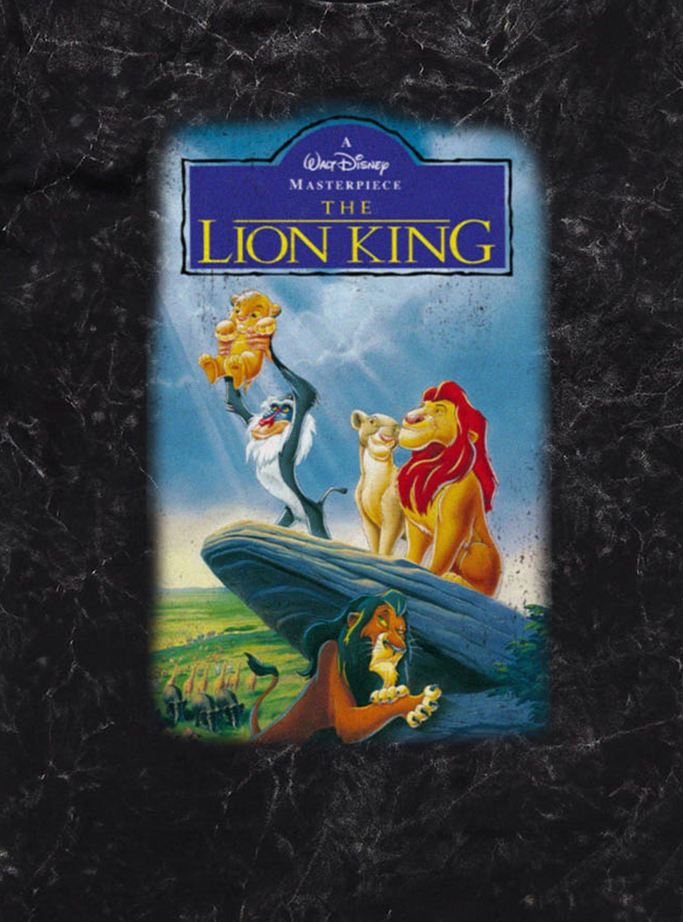 Disney The Lion King Classic Movie Cover Mineral Wash T-Shirt, , hi-res