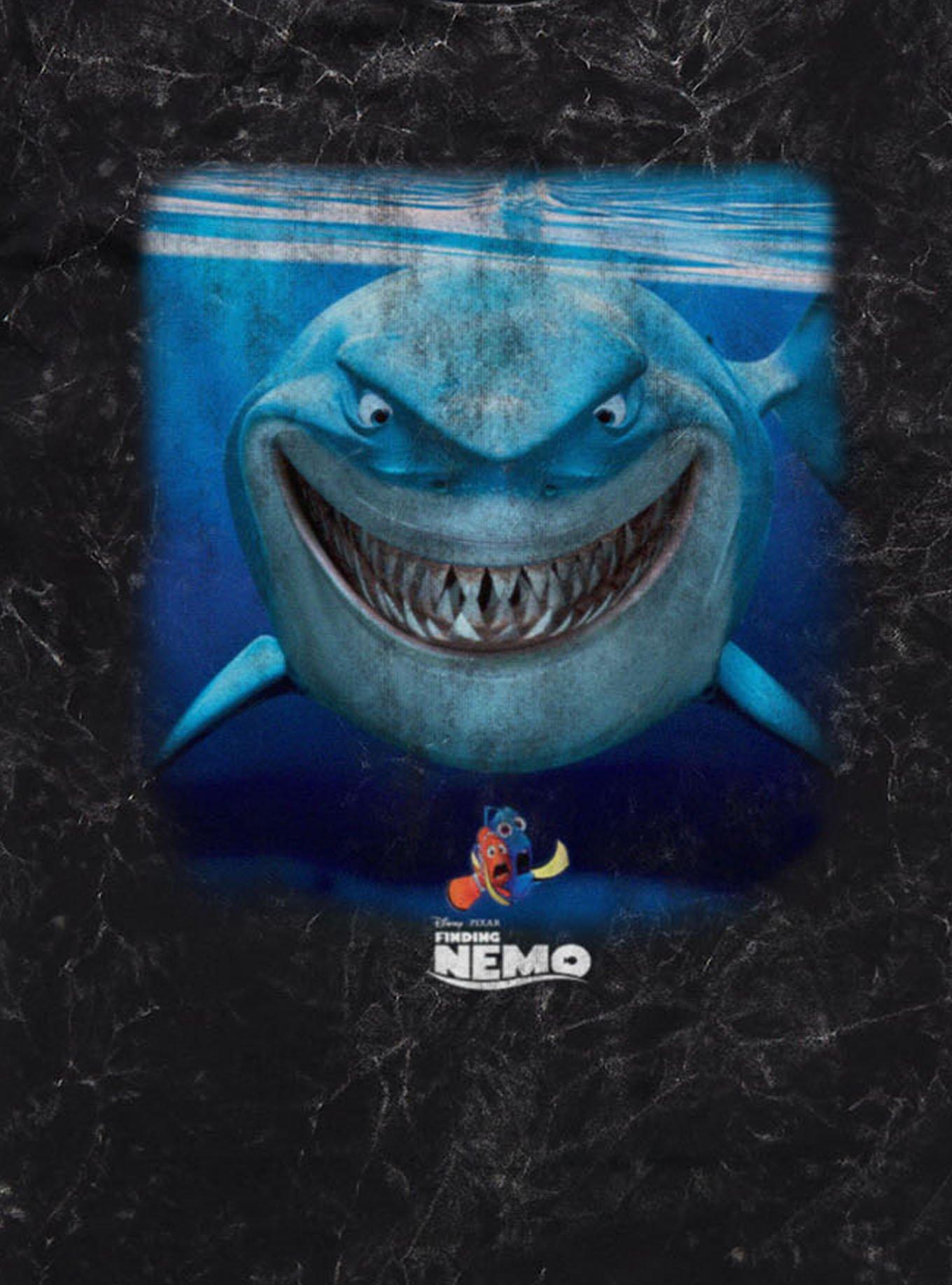 Disney Pixar Finding Nemo Bruce Grin Mineral Wash T-Shirt