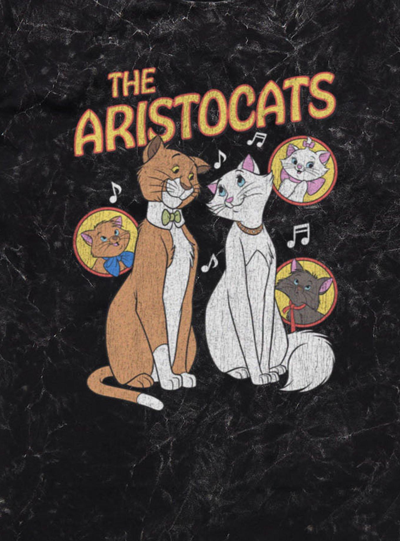 Disney The Aristocats Marie, Thomas& Kittens Mineral Wash T-Shirt