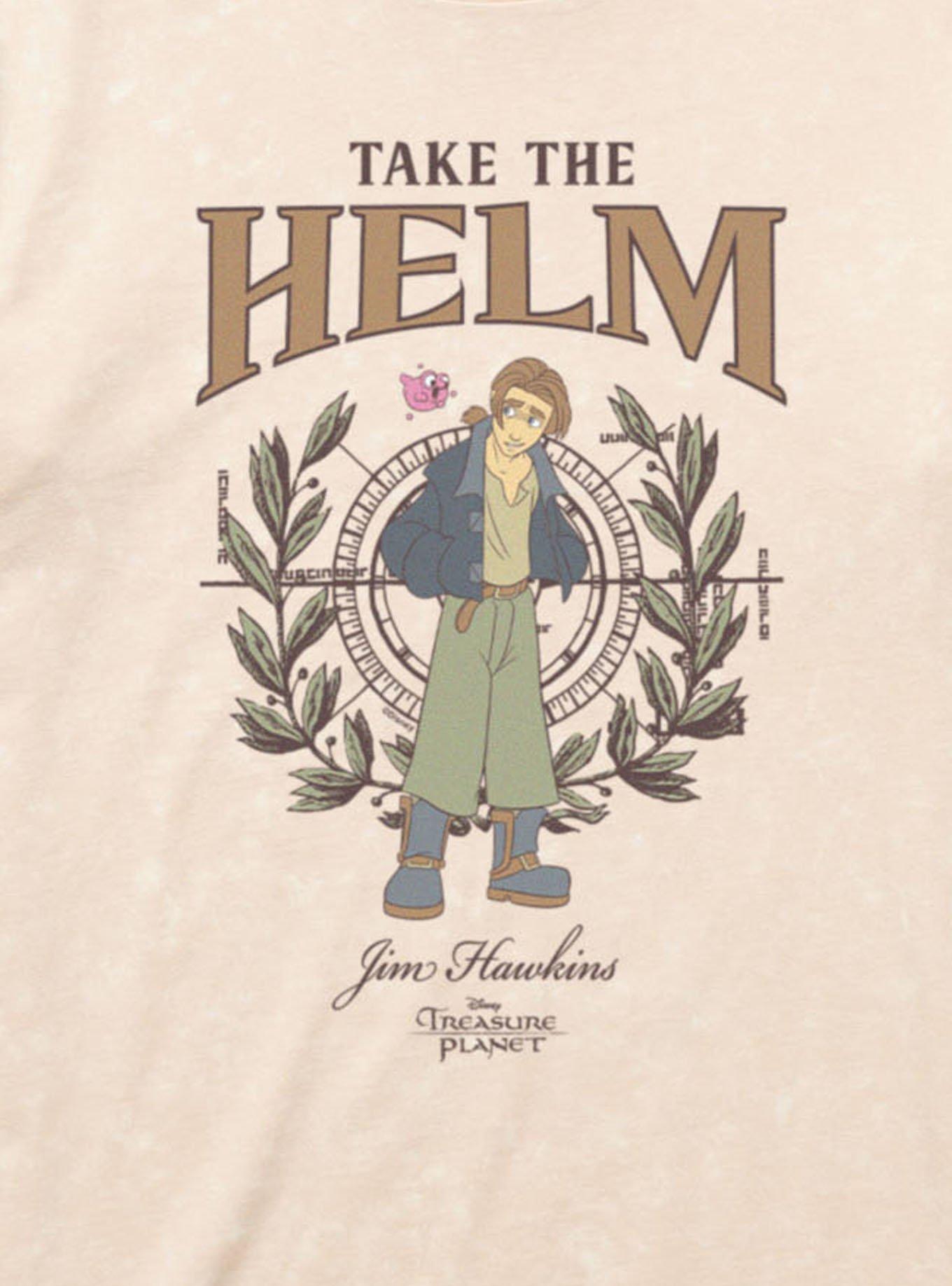Disney Treasure Planet Take The Helm Jim Hawkins Mineral Wash T-Shirt, NATURAL MINERAL WASH, alternate