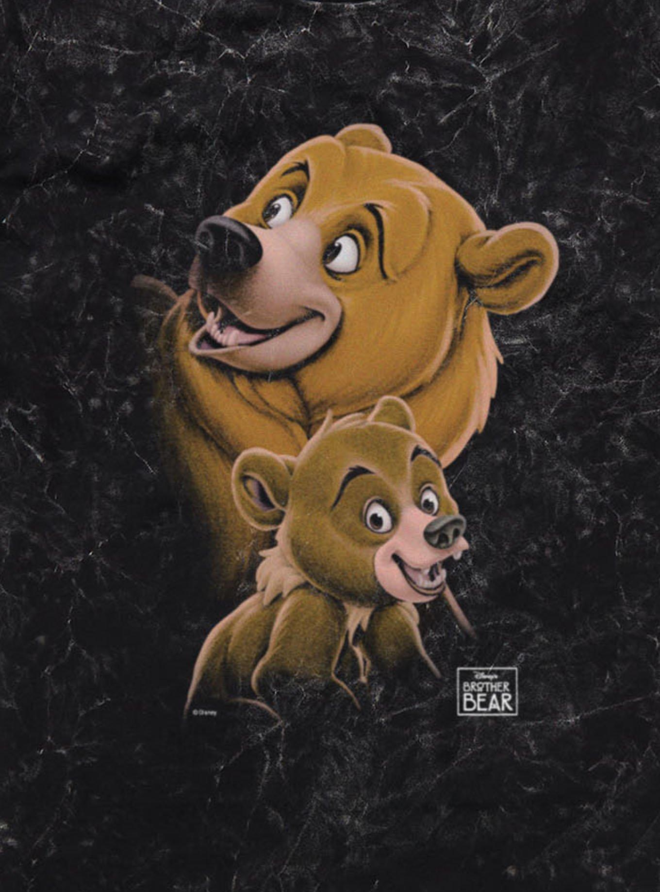Disney Brother Bear Faces Koda And Kenai Mineral Wash T-Shirt