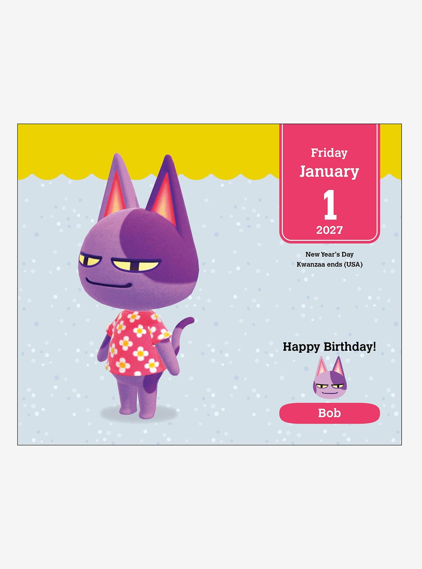 Animal Crossing 2027 Desk Calendar